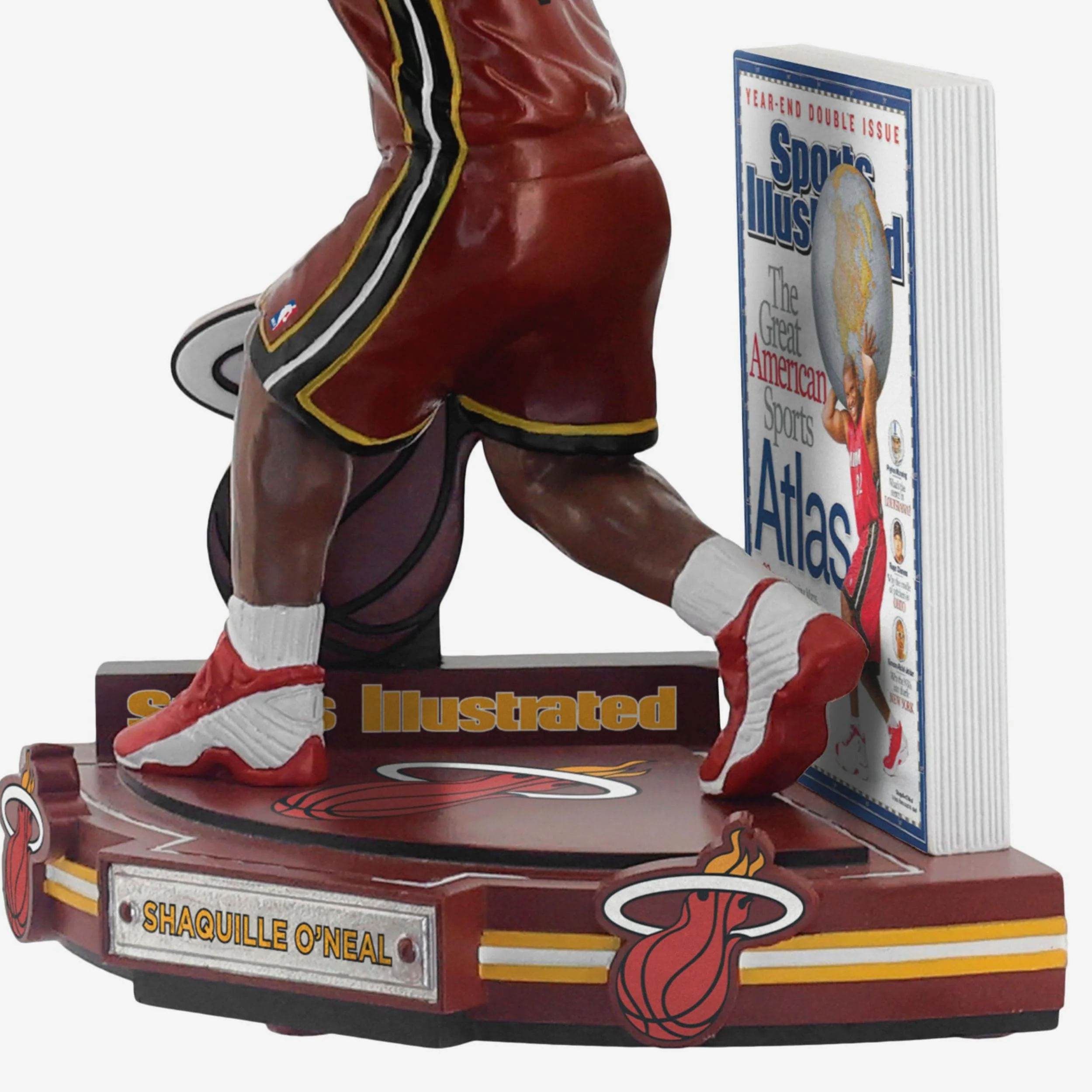 Shaquille O'Neal Miami Heat The Great American Sports Atlas Sports Illustrated Cover Bobblehead - Image 3