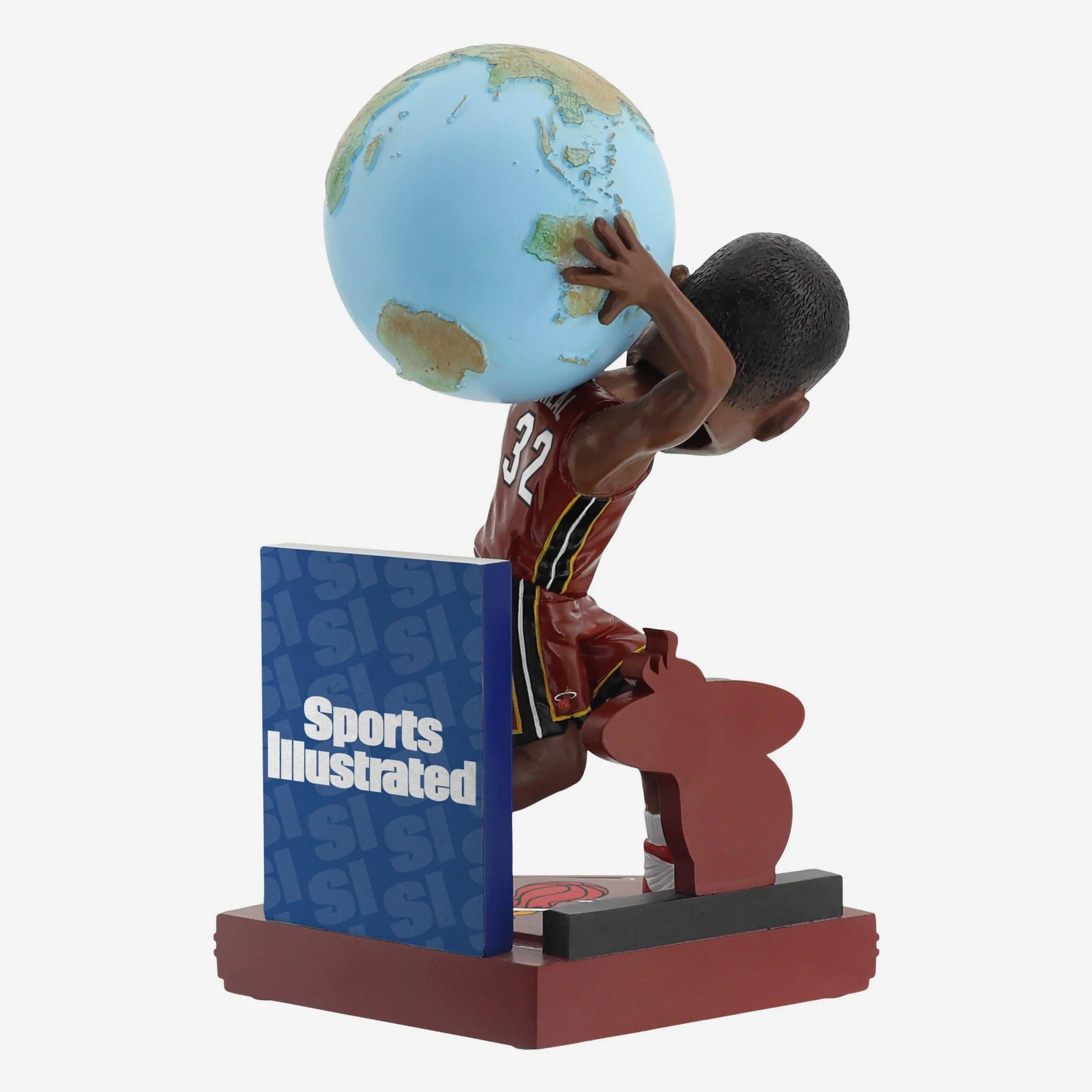Shaquille O'Neal Miami Heat The Great American Sports Atlas Sports Illustrated Cover Bobblehead - Image 6