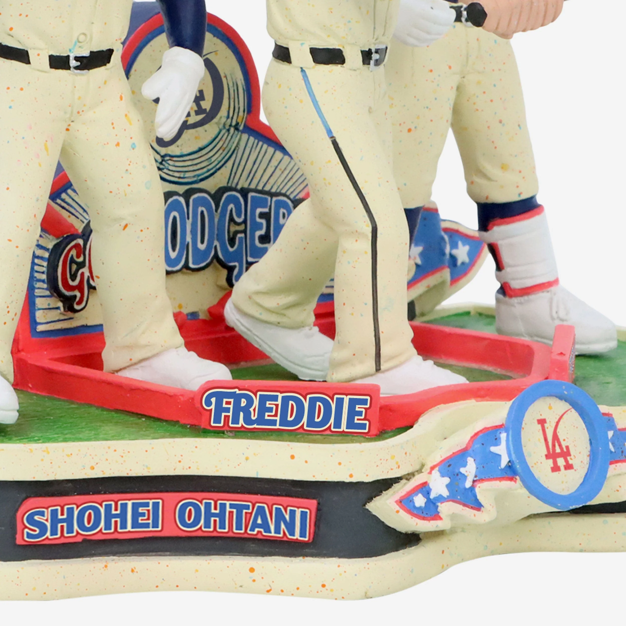 Shohei Ohtani & Freddie Freeman & Mookie Betts Los Angeles Dodgers 2024 City Connect Triple Bobblehead - Image 5