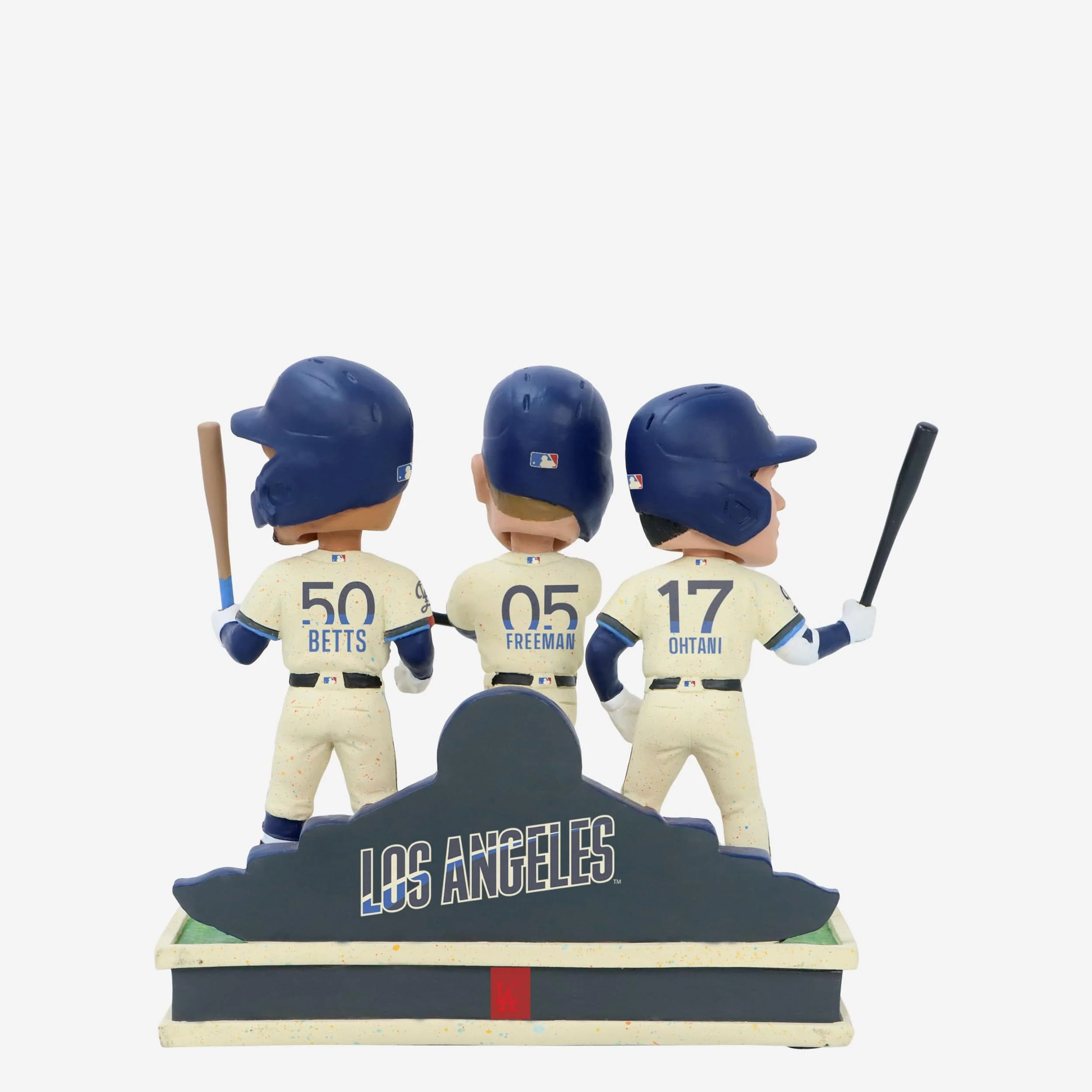Shohei Ohtani & Freddie Freeman & Mookie Betts Los Angeles Dodgers 2024 City Connect Triple Bobblehead - Image 7