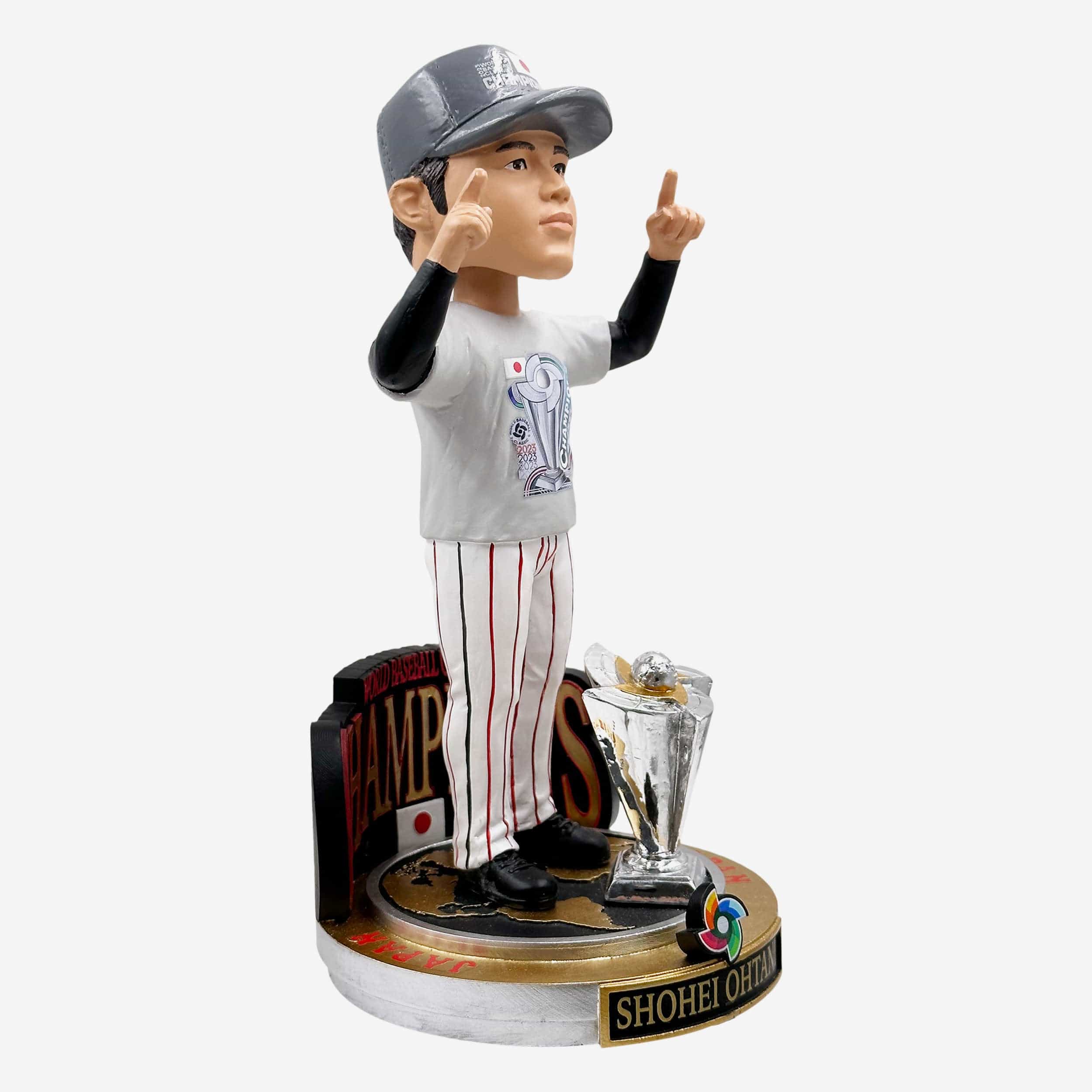 Shohei Ohtani Japan 2023 World Baseball Classic Champions Cap & Tee Bobblehead - Image 4