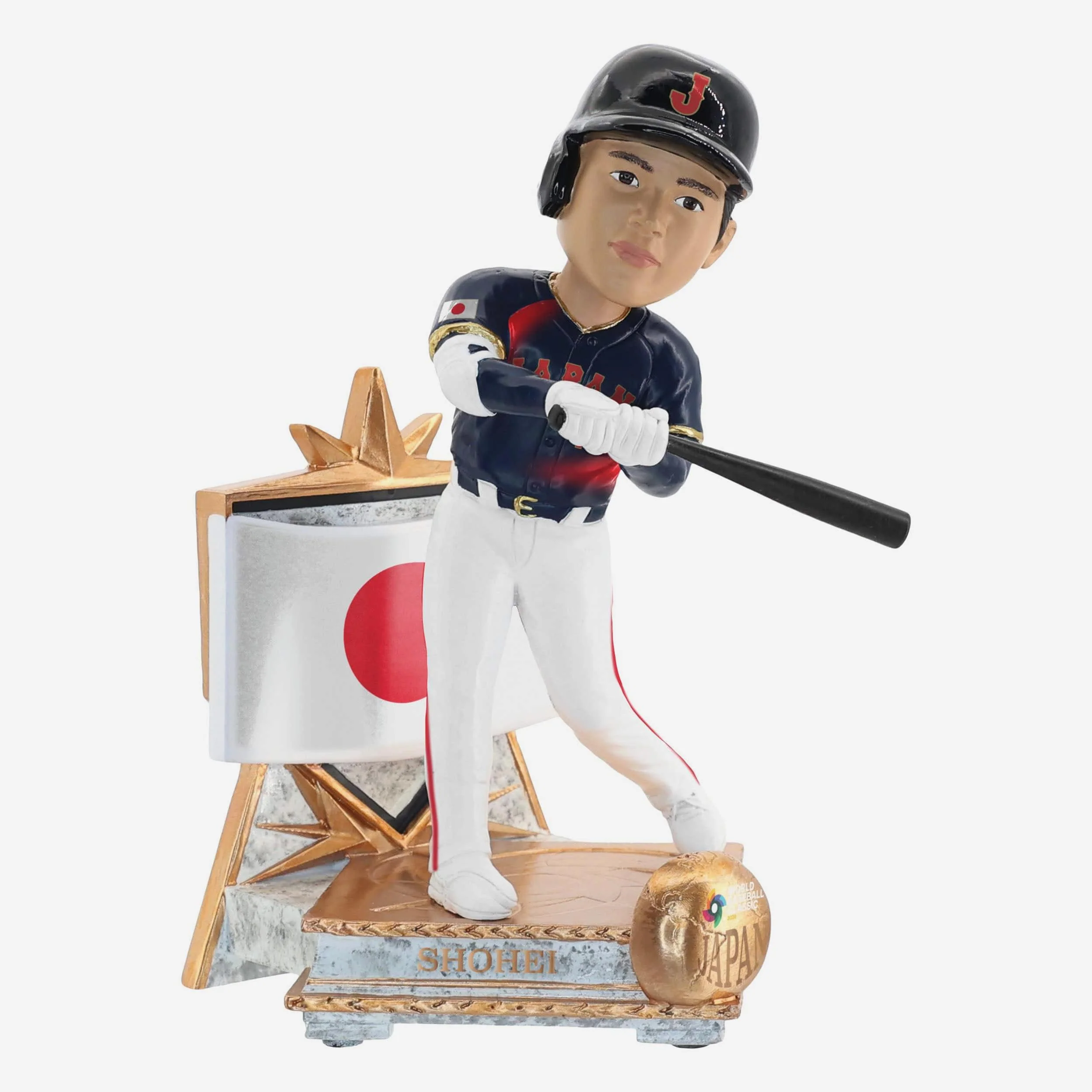 Shohei Ohtani Japan 2026 World Baseball Classic Batting Flag Bobblehead - Image 4