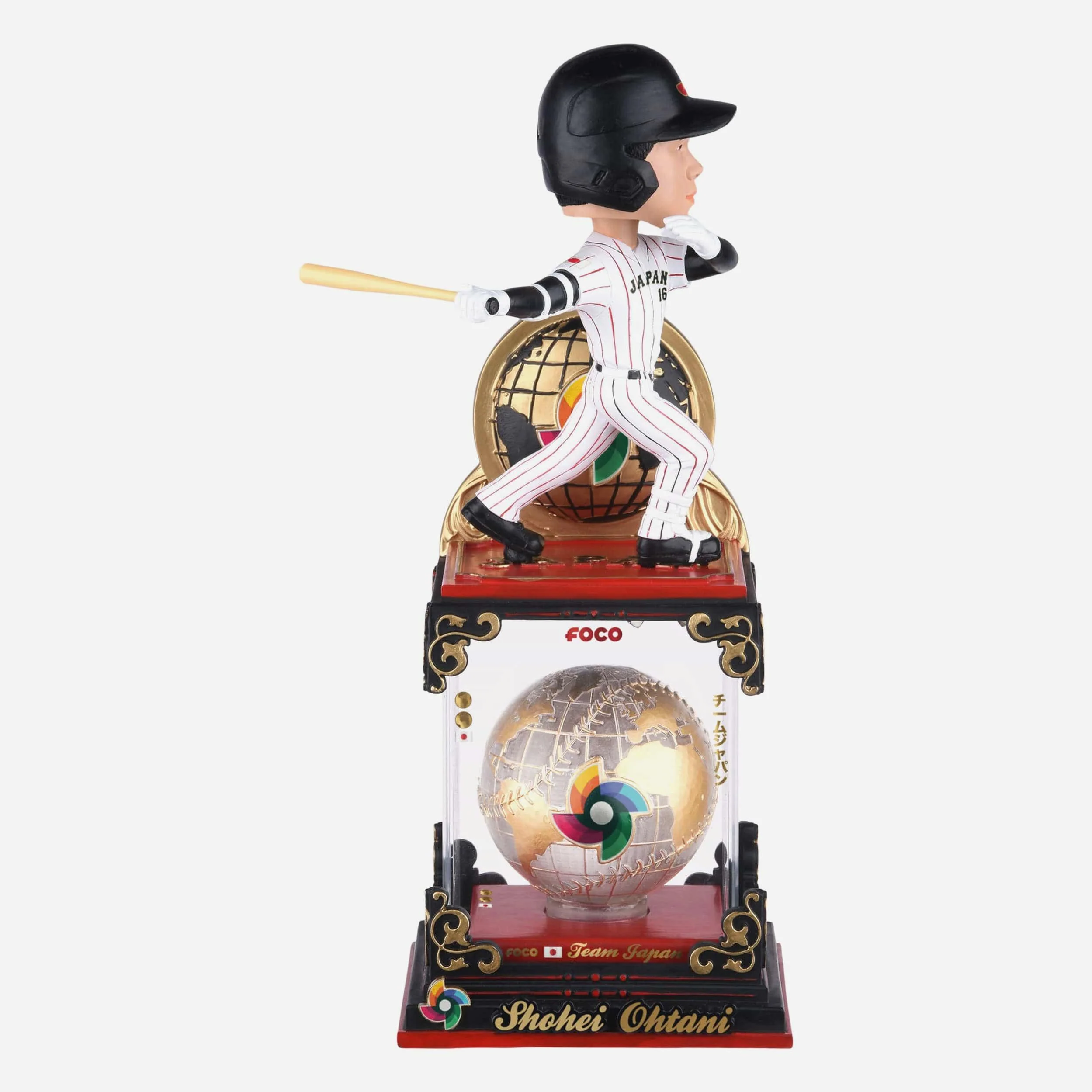 Shohei Ohtani Japan 2026 World Baseball Classic Globe Case Bobblehead