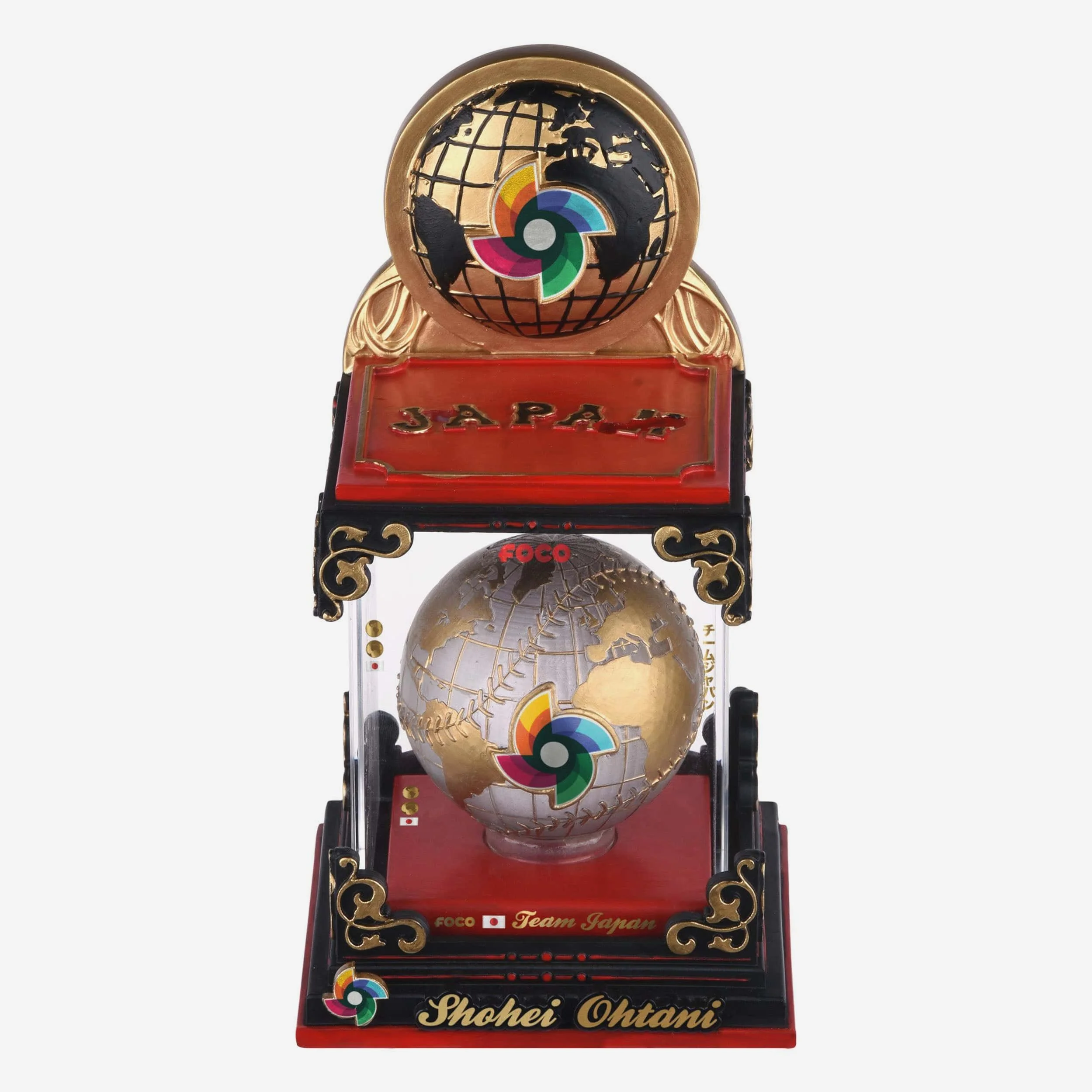 Shohei Ohtani Japan 2026 World Baseball Classic Globe Case Bobblehead - Image 4