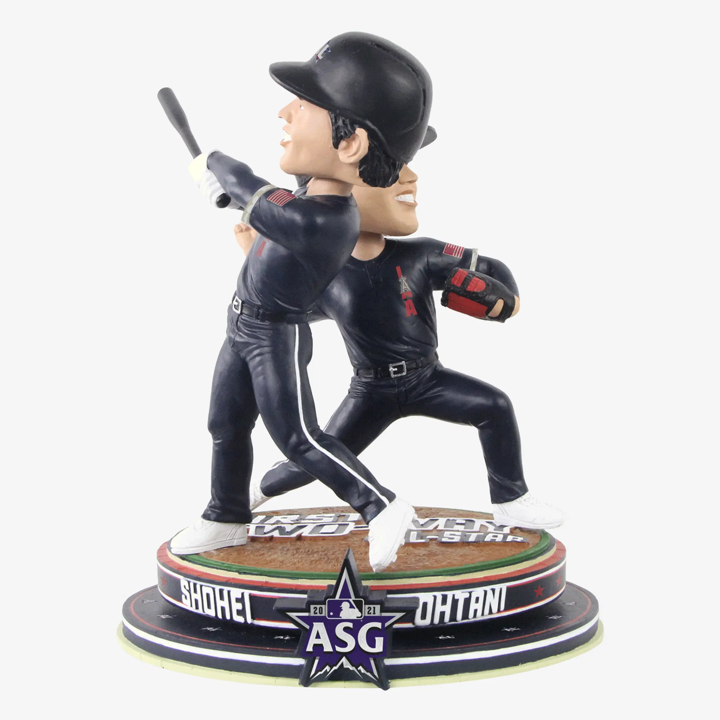 Shohei Ohtani Los Angeles Angels 2021 First Two-Way MLB All-Star Dual Spinning Bobblehead - Image 2