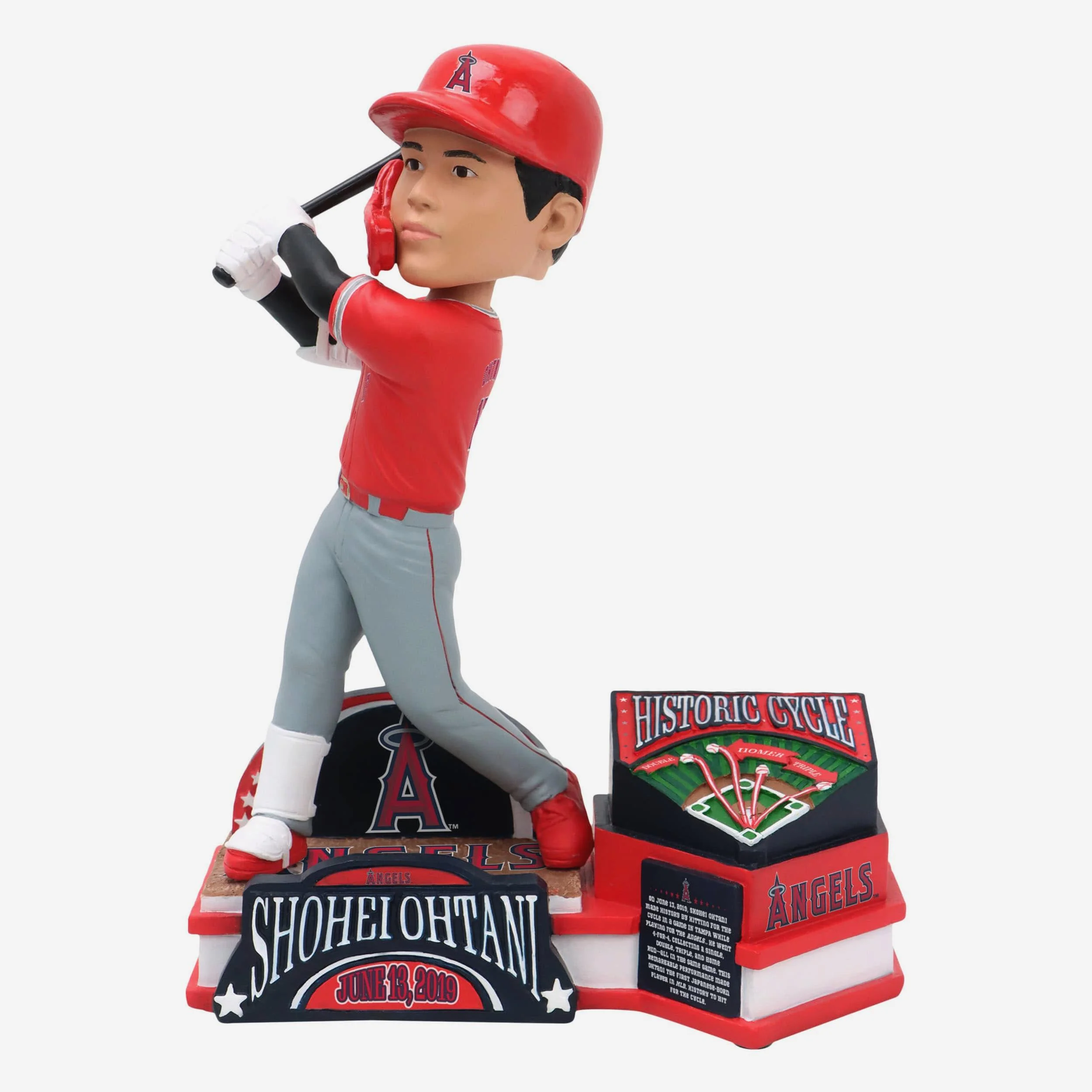 Shohei Ohtani Los Angeles Angels Historic Cycle Bobblehead