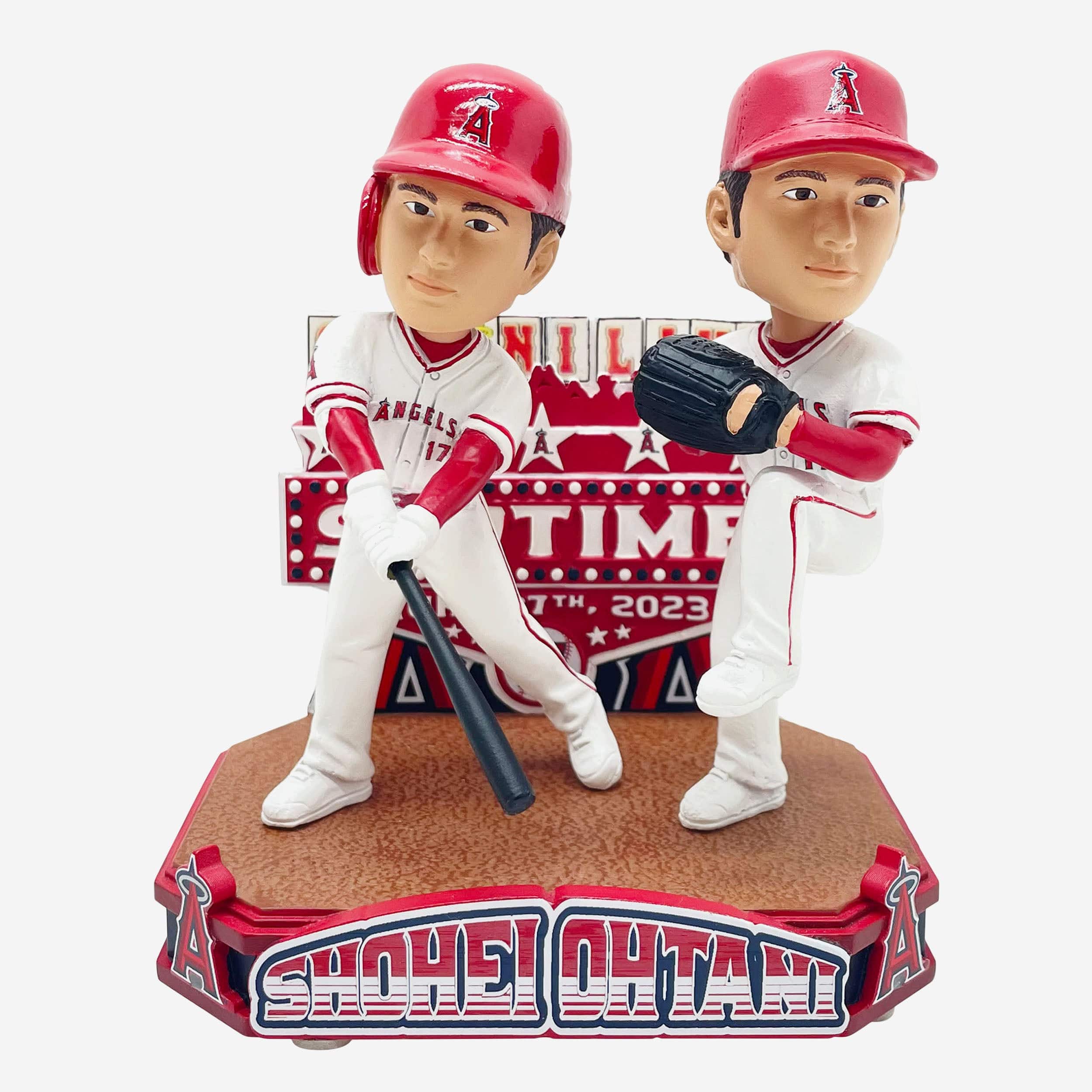 Shohei Ohtani Los Angeles Angels Two Home Run Ten Strikeout Ohtani Land Dual Bobblehead