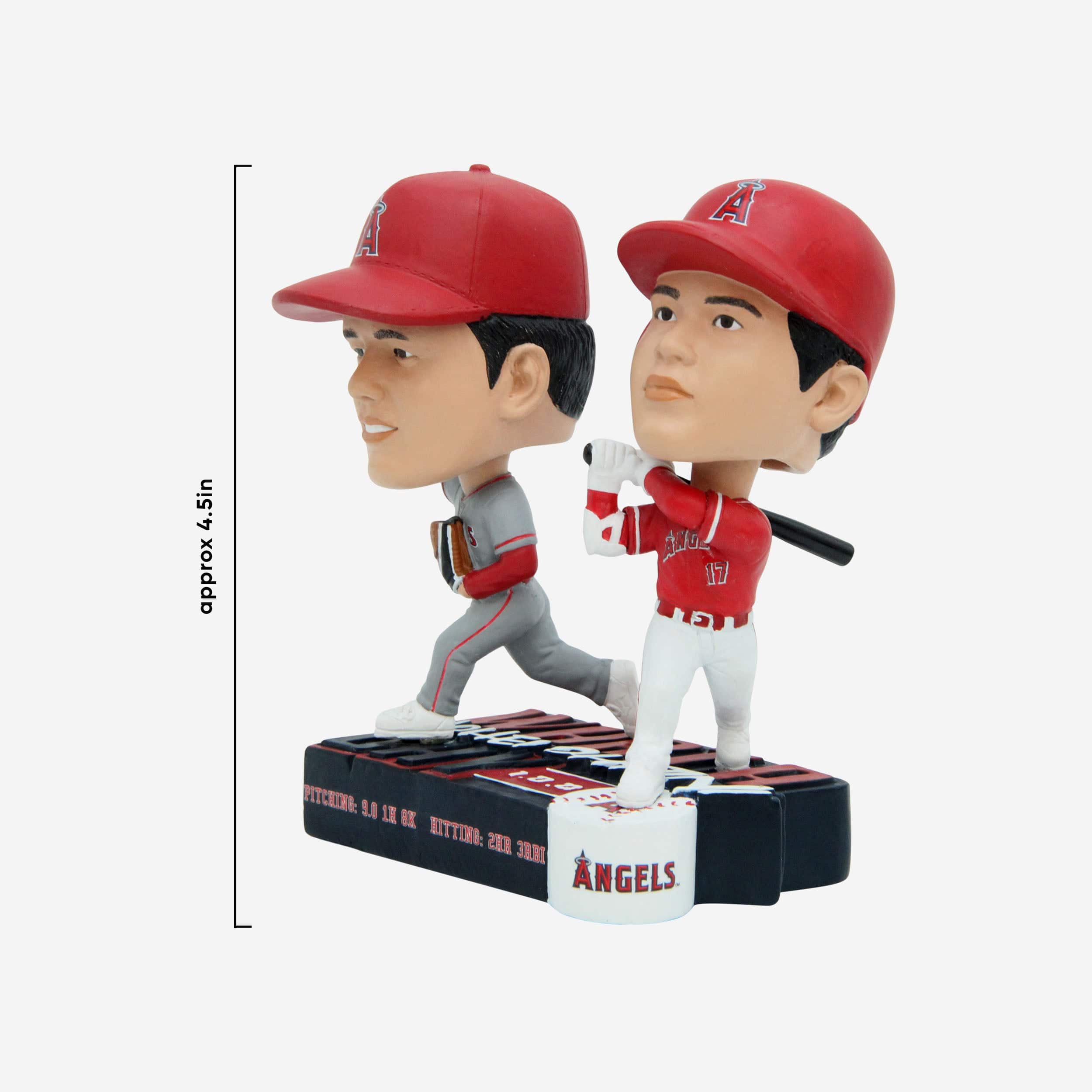 Shohei Ohtani Los Angeles Angels What A Day Dual Mini Bighead Bobblehead - Image 5