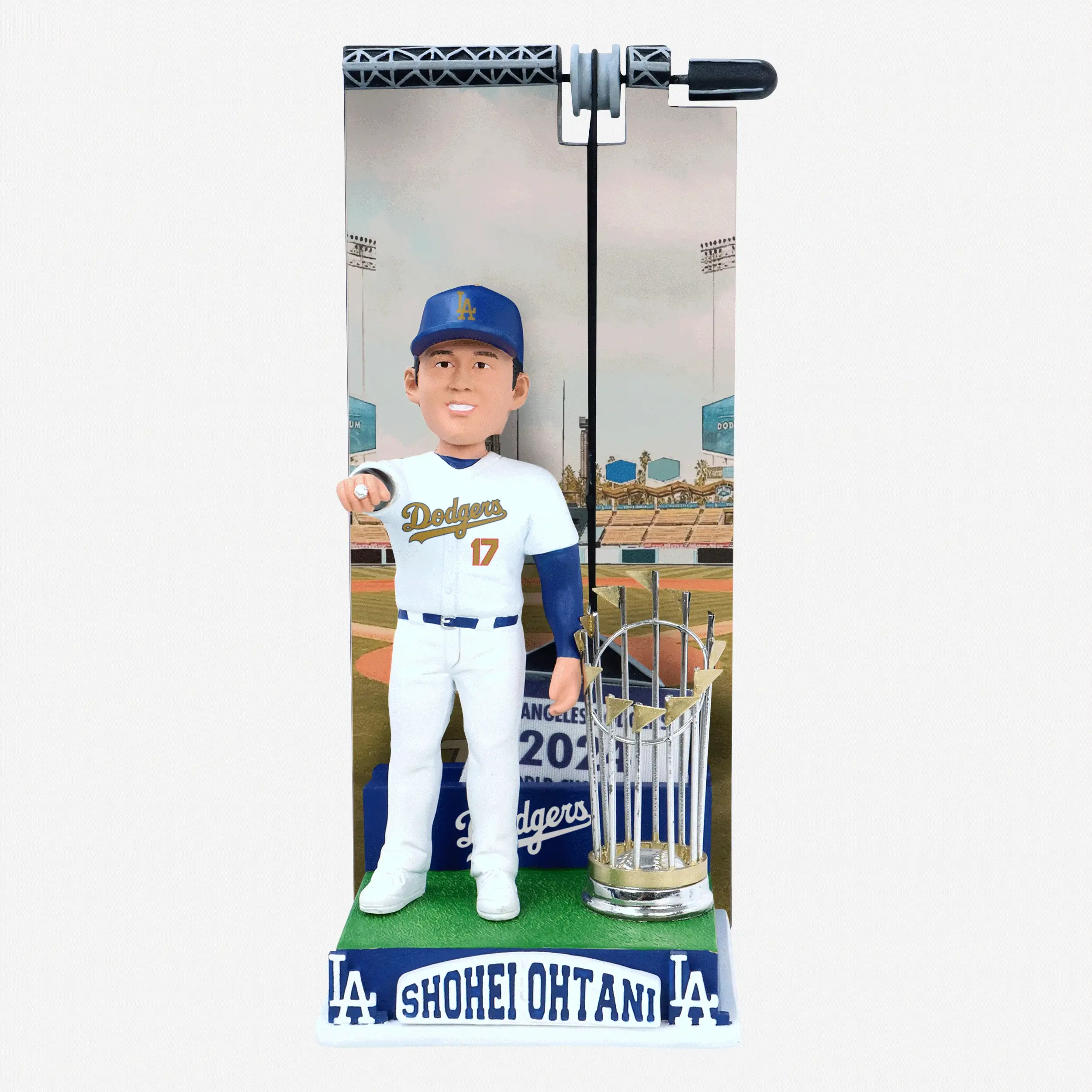 Shohei Ohtani Los Angeles Dodgers 2024 Banner Raising Bobblehead - Image 2