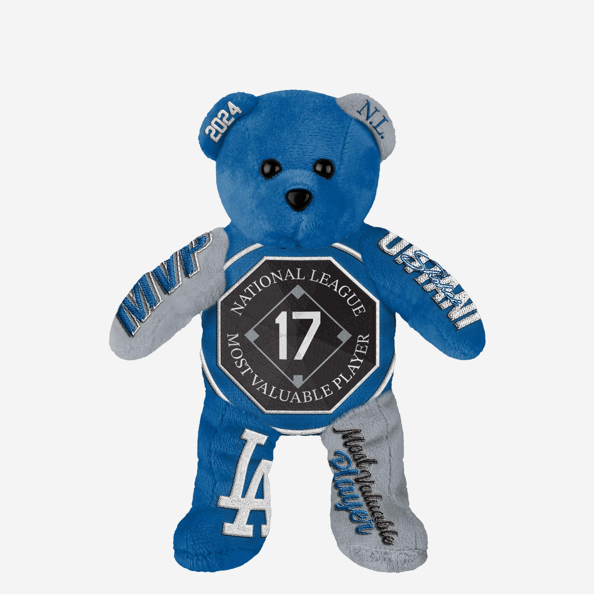 Shohei Ohtani Los Angeles Dodgers 2024 NL MVP Team Beans Embroidered Player Bear