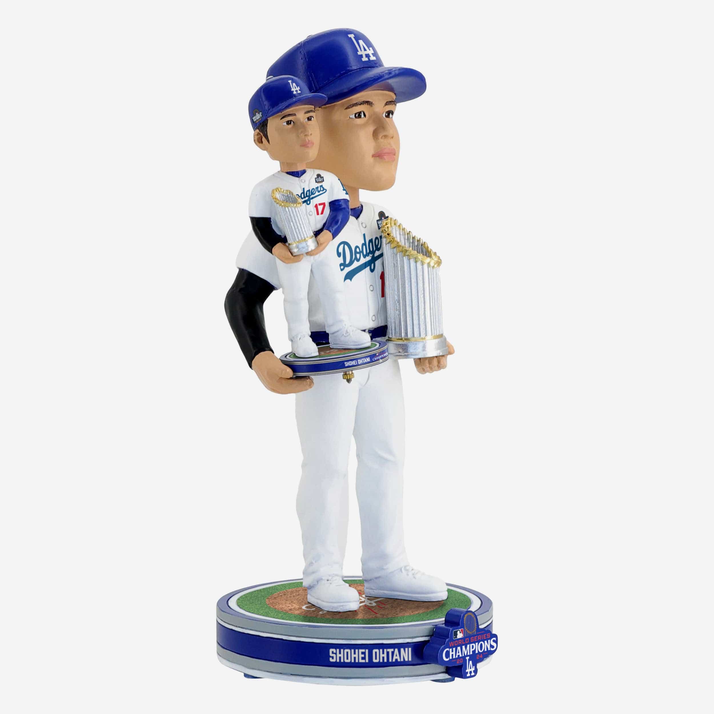 Shohei Ohtani Los Angeles Dodgers 2024 World Series Champions Bobble Dubblz Bobblehead - Image 5