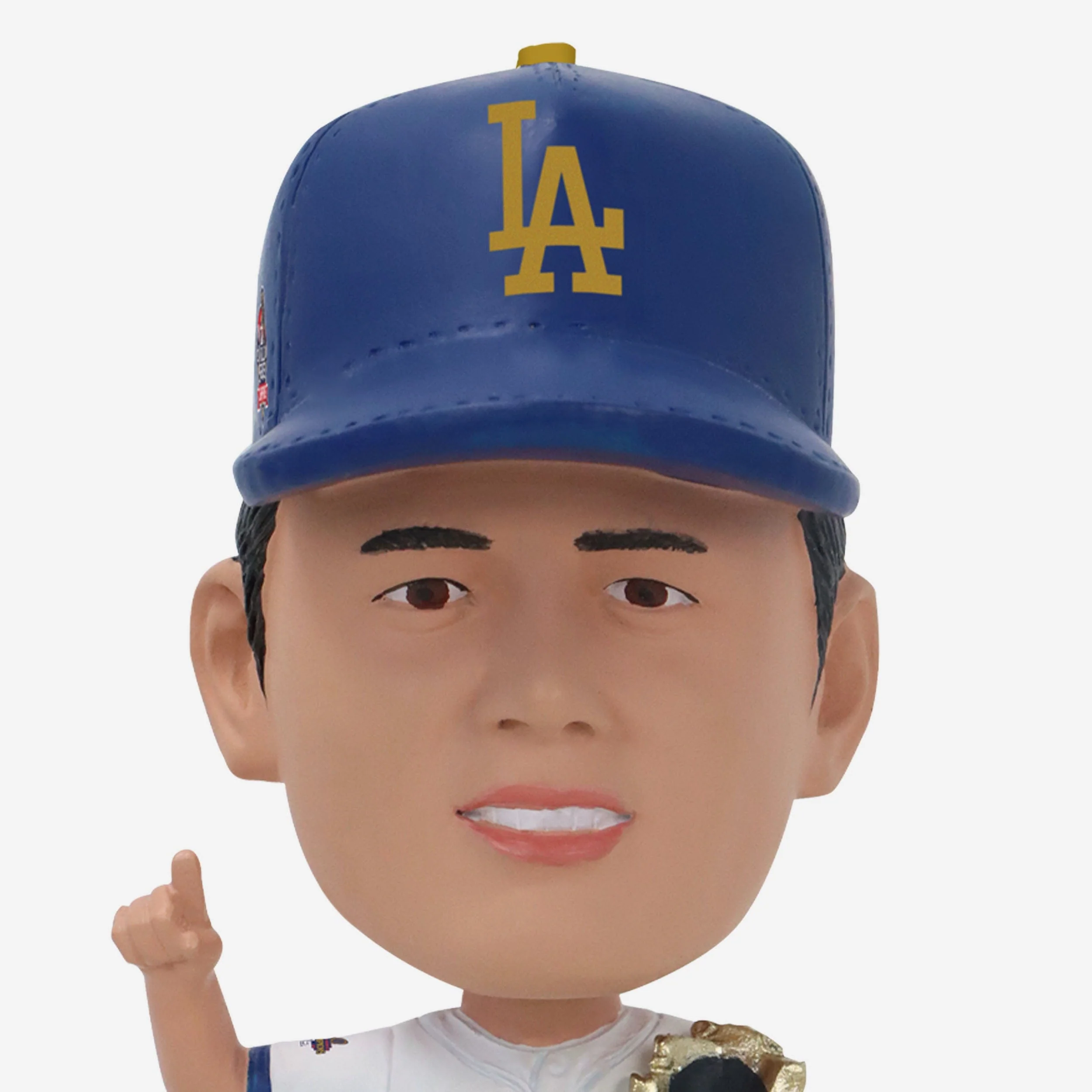 Shohei Ohtani Los Angeles Dodgers 2024 World Series Champions Japanese Gold Jersey Ring Base Mini Bighead Bobblehead - Image 2