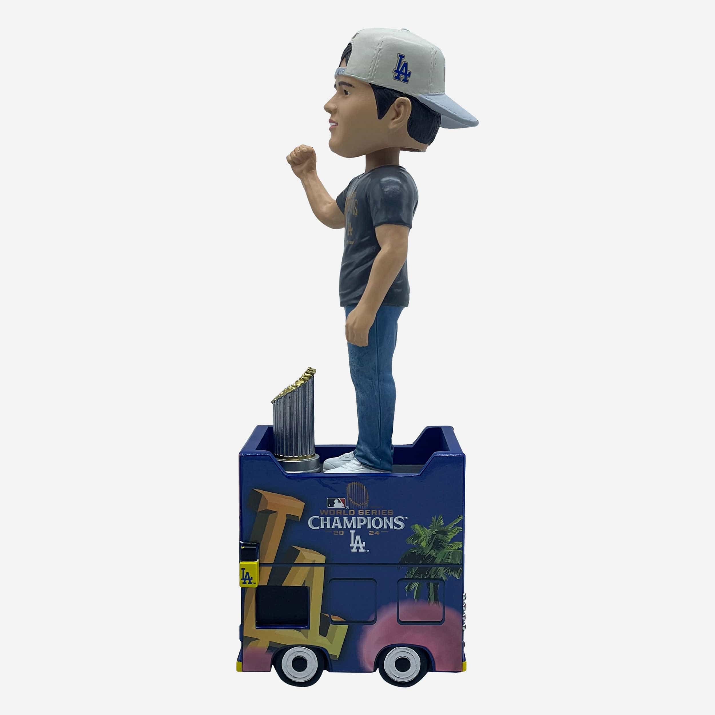 Shohei Ohtani Los Angeles Dodgers 2024 World Series Champions Parade Bus Bobblehead - Image 4