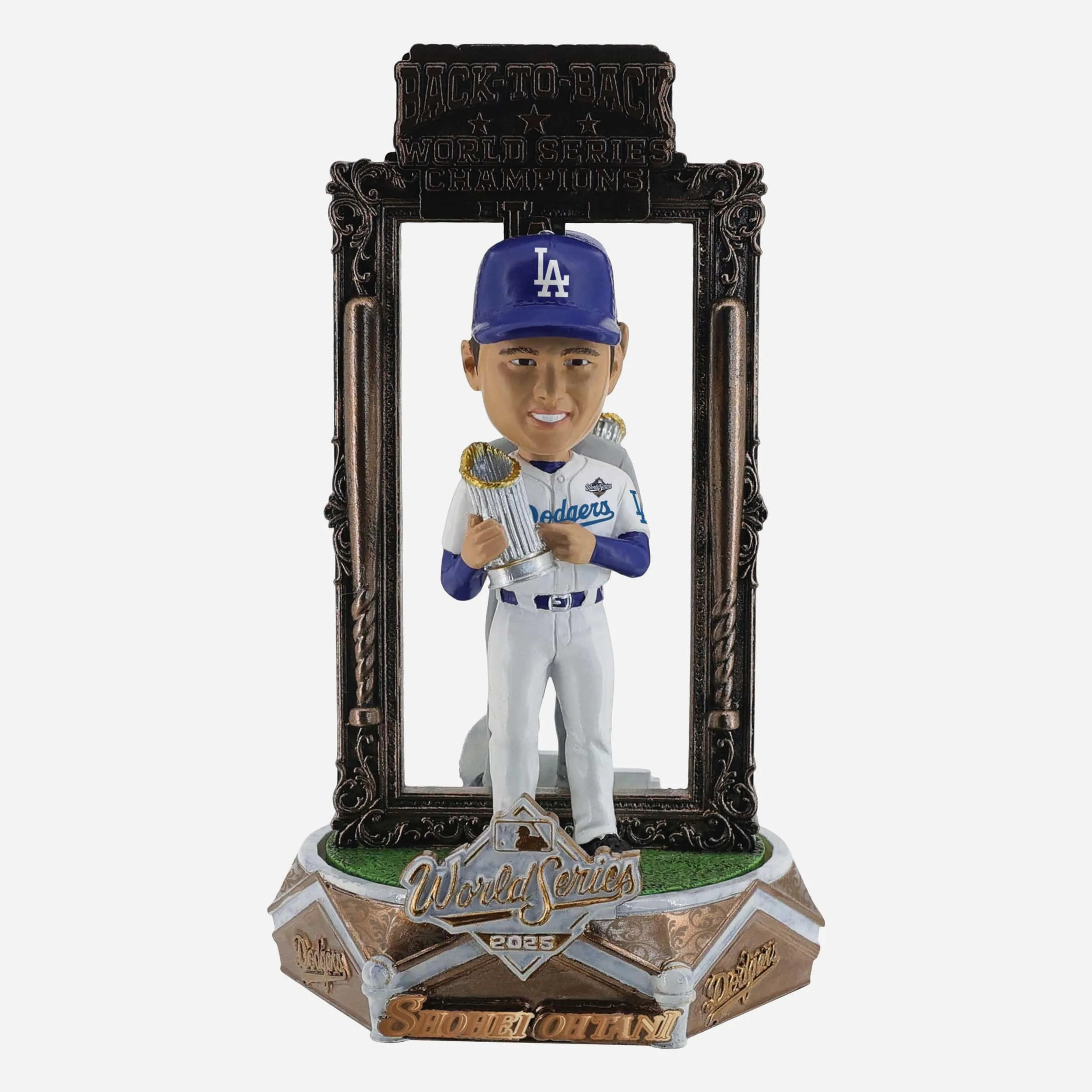 Shohei Ohtani Los Angeles Dodgers 2025 Back To Back World Series Champions Dual Spinner Bobblehead