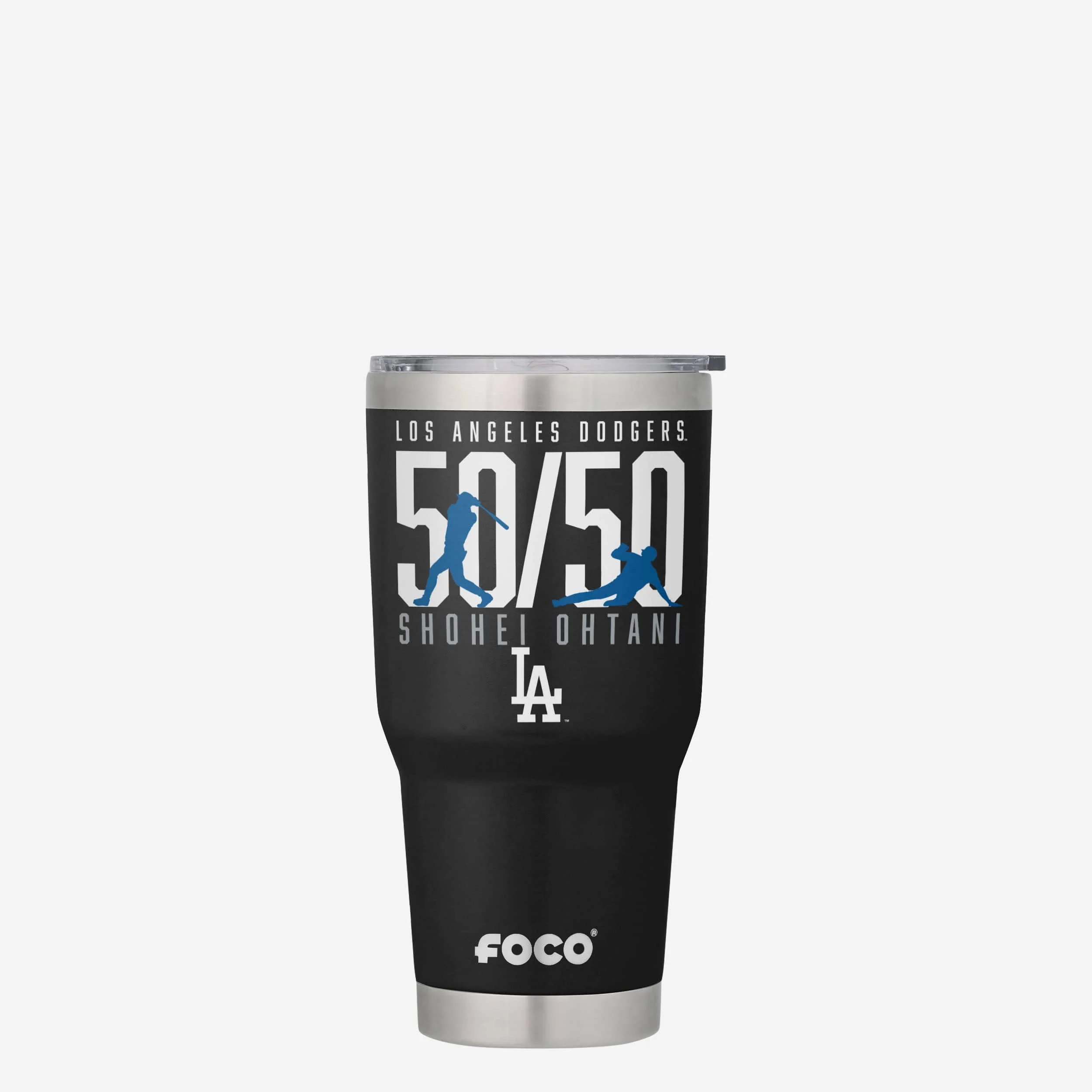 Shohei Ohtani Los Angeles Dodgers 50 Home Runs & 50 Stolen Bases Black 30 oz Player Tumbler