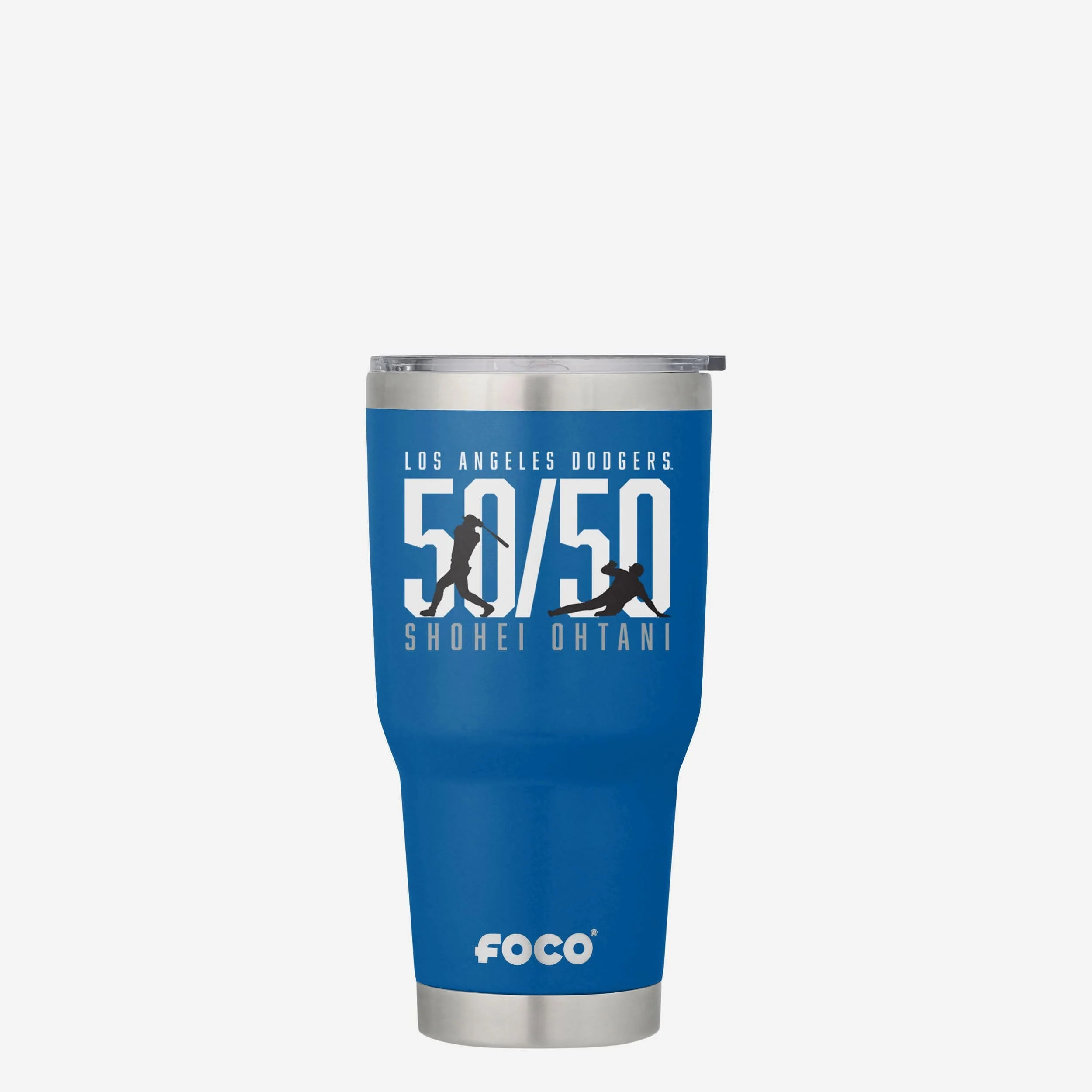 Shohei Ohtani Los Angeles Dodgers 50 Home Runs & 50 Stolen Bases Blue 30 oz Player Tumbler