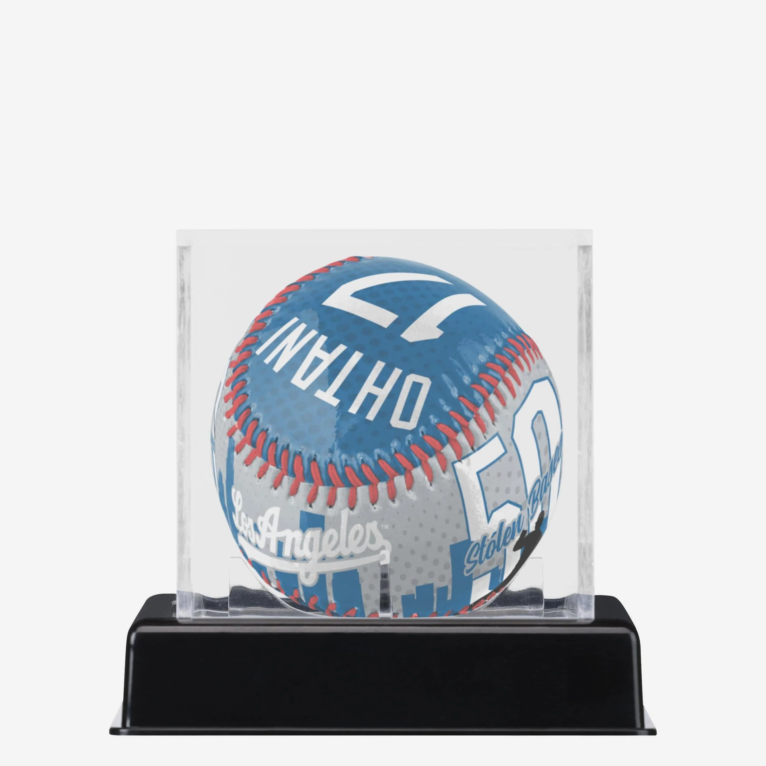 Shohei Ohtani Los Angeles Dodgers 50 Home Runs & 50 Stolen Bases City Skyline Baseball - Image 3
