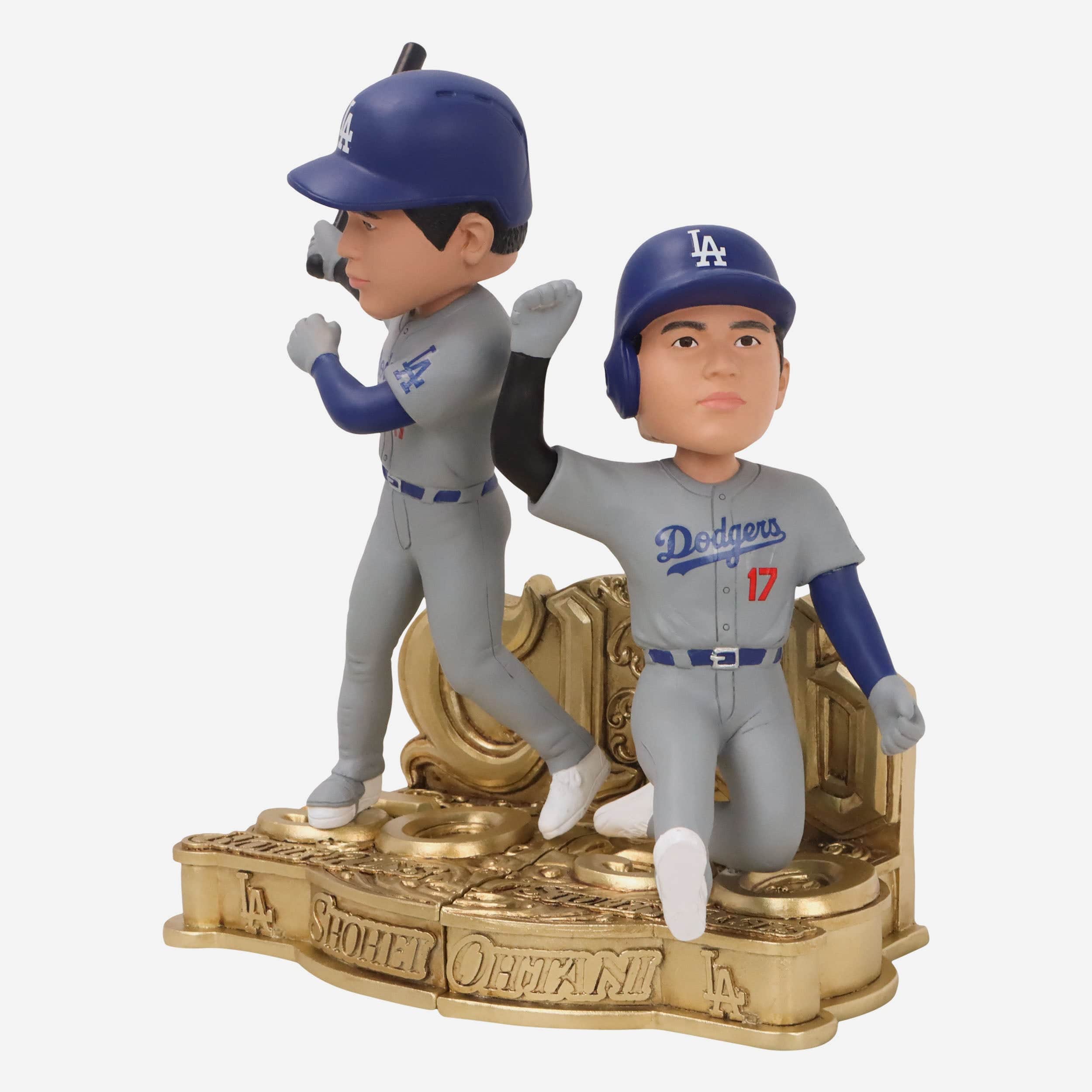 Shohei Ohtani Los Angeles Dodgers 50 Home Runs & 50 Stolen Bases Connecting Bobblehead Set - Image 4