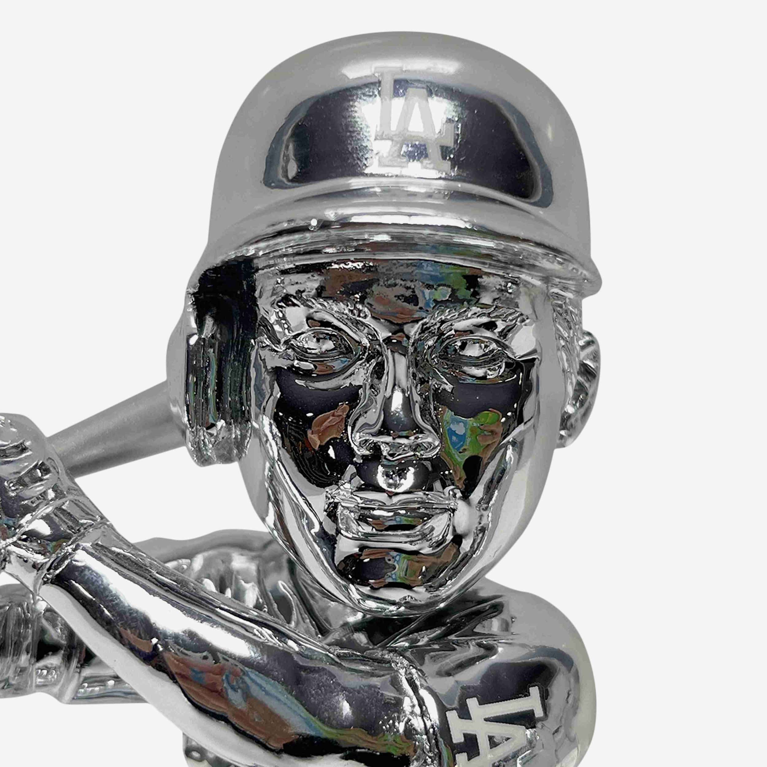 Shohei Ohtani Los Angeles Dodgers 50 Home Runs & 50 Stolen Bases Platinum Dual Spinning Bobblehead - Image 2