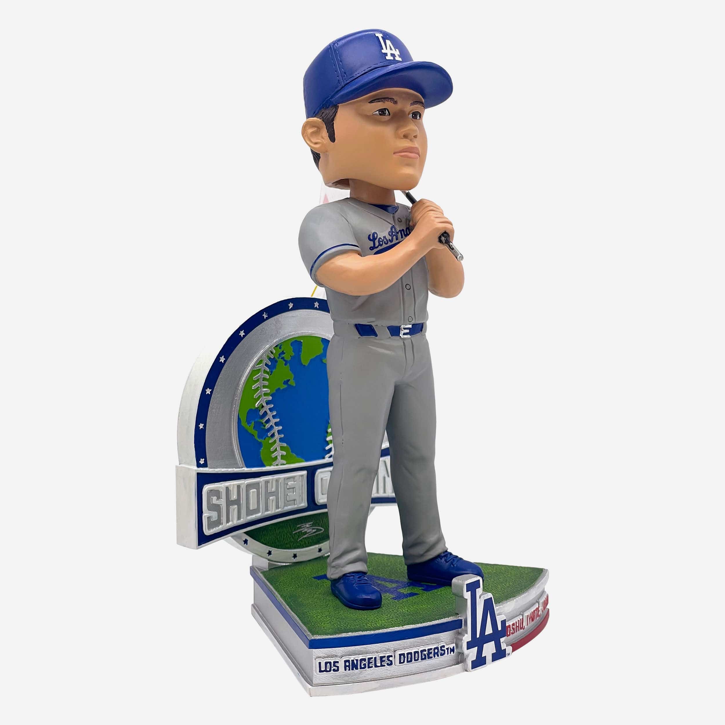 Shohei Ohtani Los Angeles Dodgers Away Jersey Japanese National Flag Bobblehead - Image 4