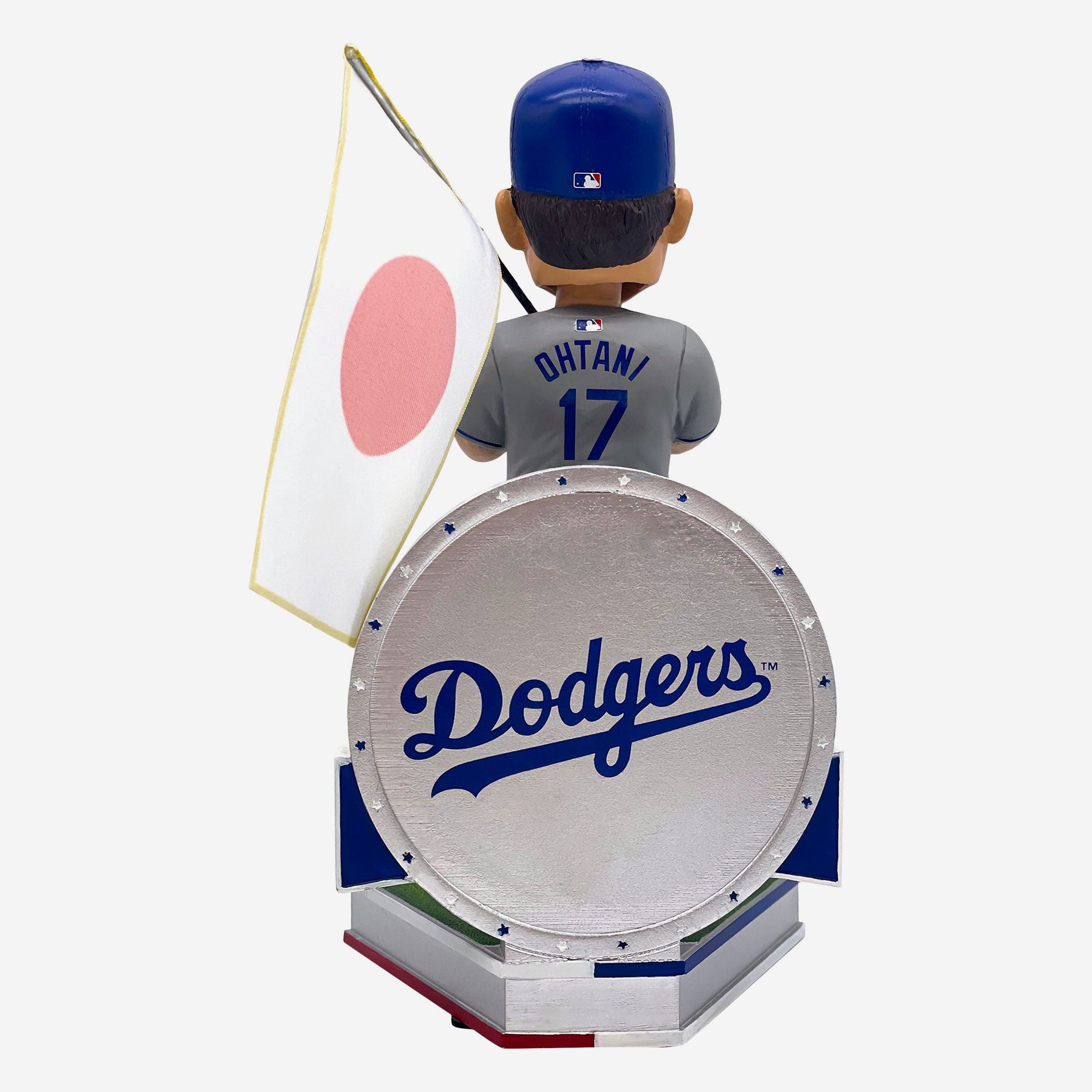 Shohei Ohtani Los Angeles Dodgers Away Jersey Japanese National Flag Bobblehead - Image 5