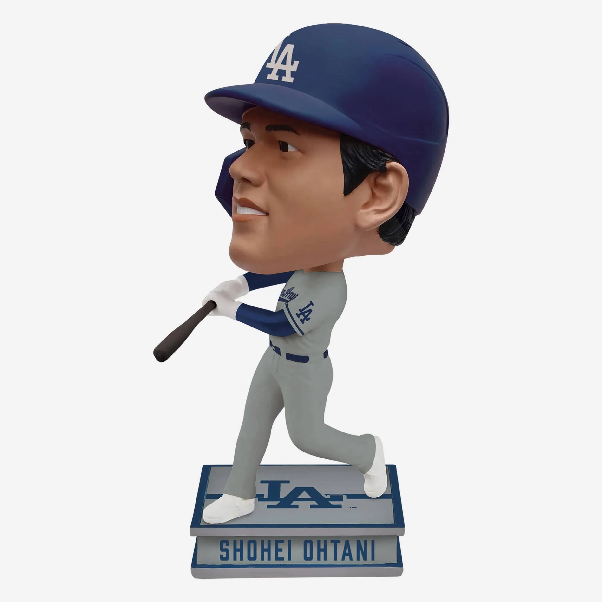 Shohei Ohtani Los Angeles Dodgers Away Jersey Square Base Bighead Bobblehead