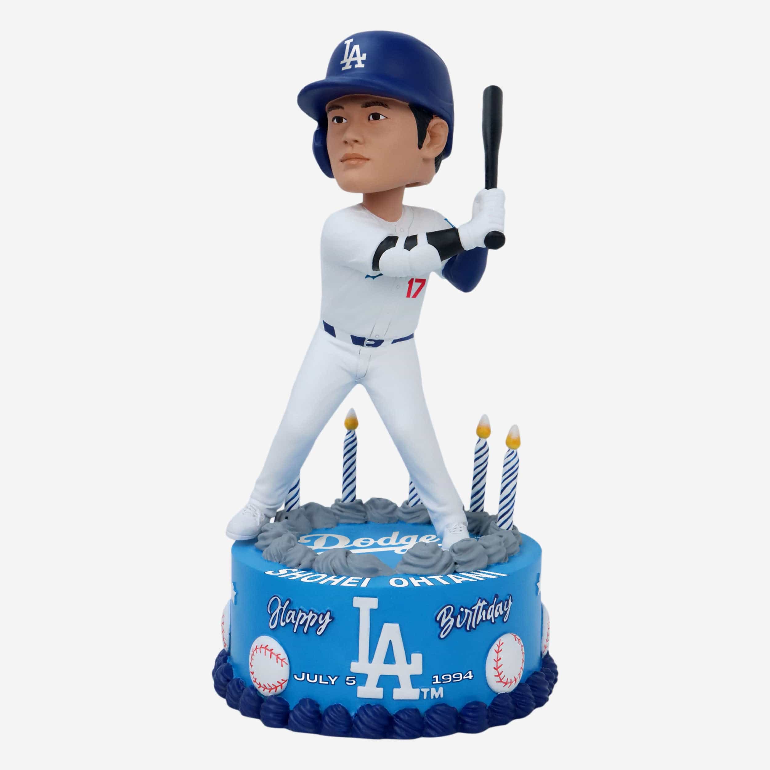 Shohei Ohtani Los Angeles Dodgers Birthday Cake Bobblehead