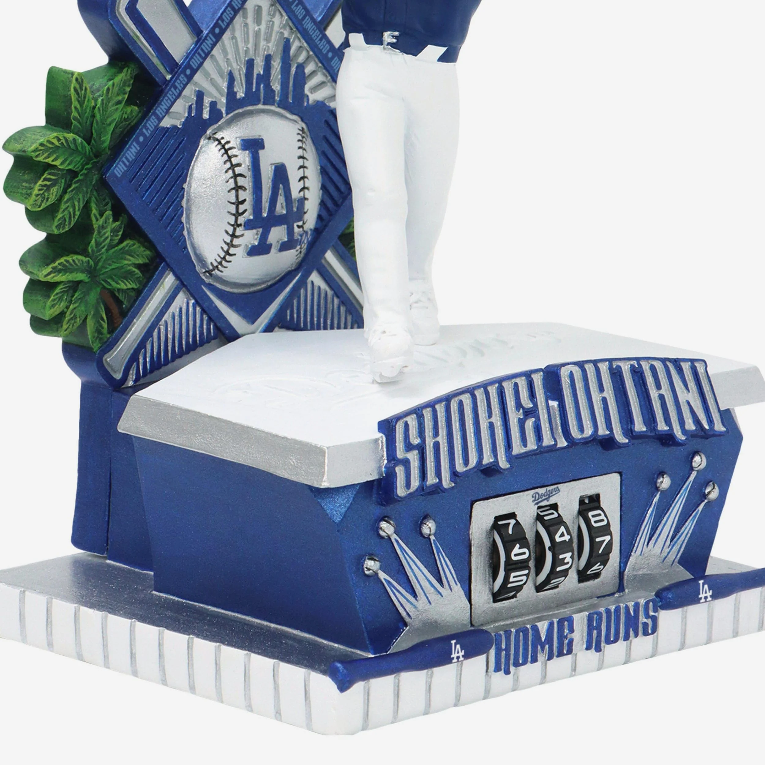 Shohei Ohtani Los Angeles Dodgers Blue Uniform Home Run Counter Medium Bighead Bobblehead - Image 3