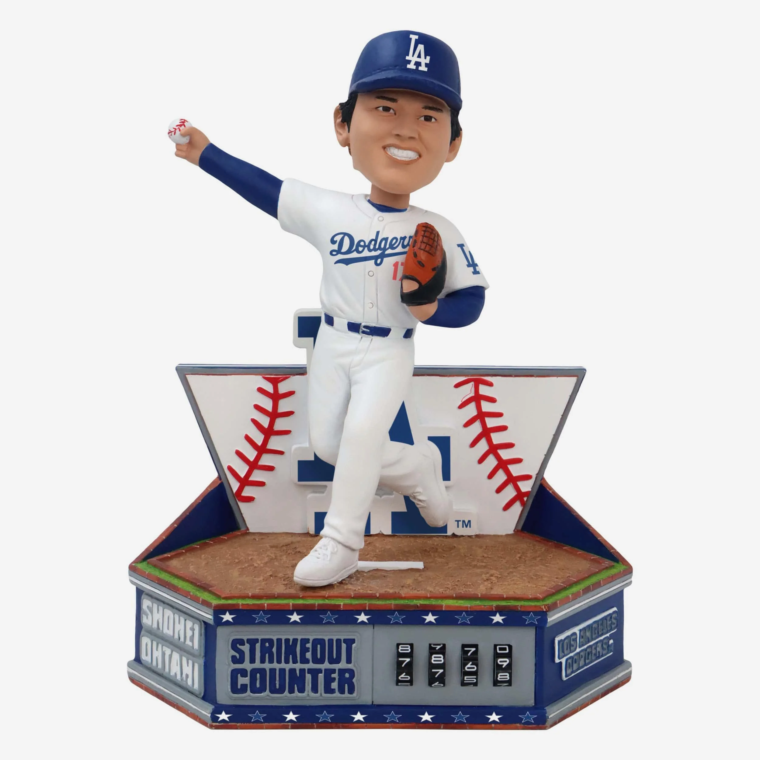 Shohei Ohtani Los Angeles Dodgers Career Strikeout Counter Bobblehead