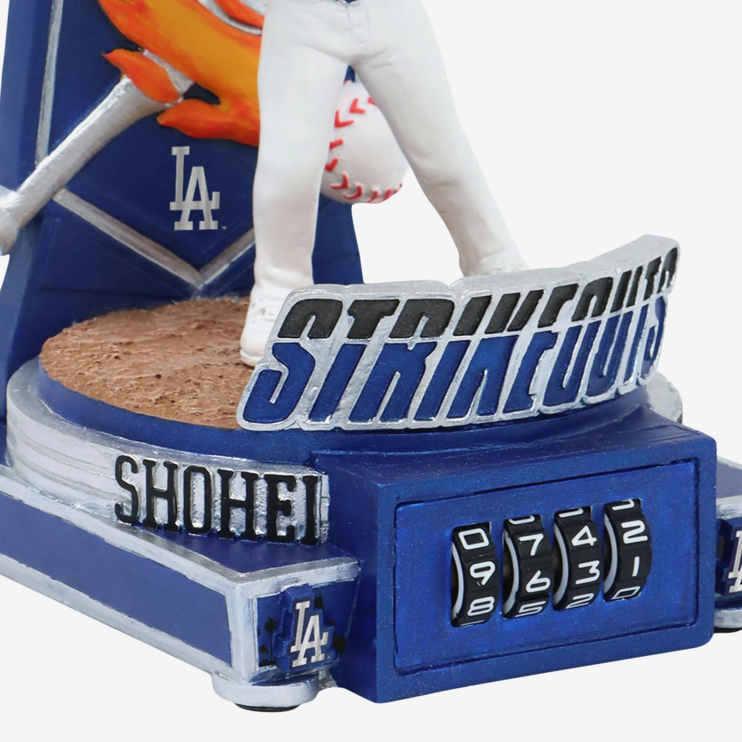 Shohei Ohtani Los Angeles Dodgers Strike Out Counter Bighead Bobblehead - Image 3