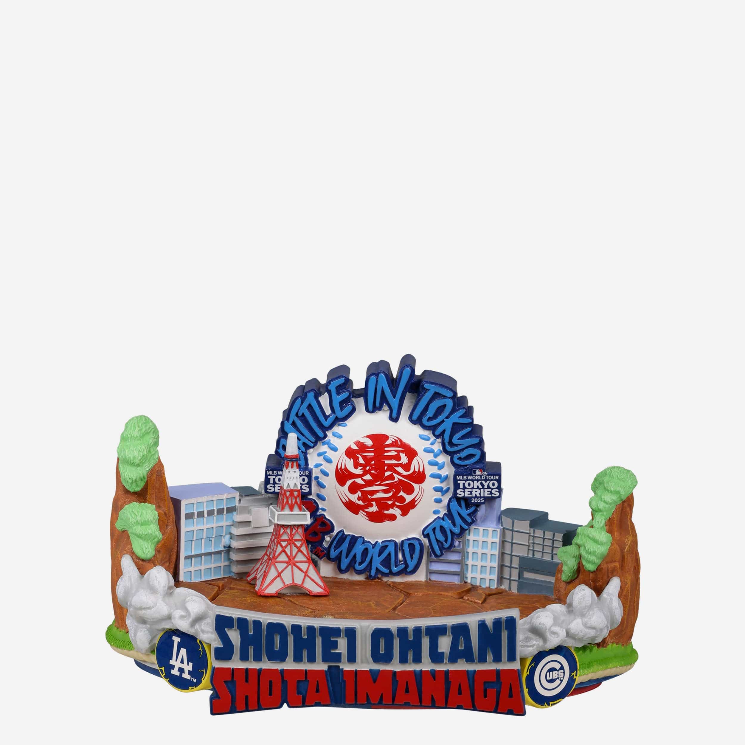 Shohei Ohtani & Shota Imanaga Los Angeles Dodgers & Chicago Cubs 2025 Tokyo Series Battle In Tokyo Dual Bobblehead - Image 4