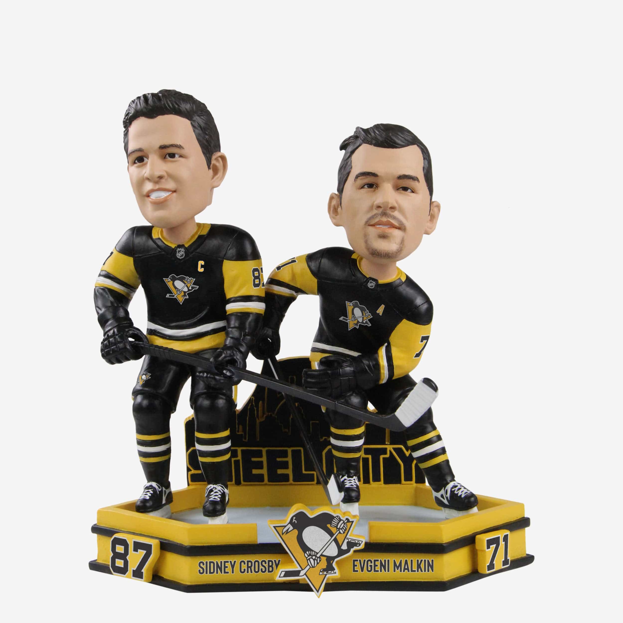 Sidney Crosby & Evgeni Malkin Pittsburgh Penguins Bobblemate Dual Bobblehead