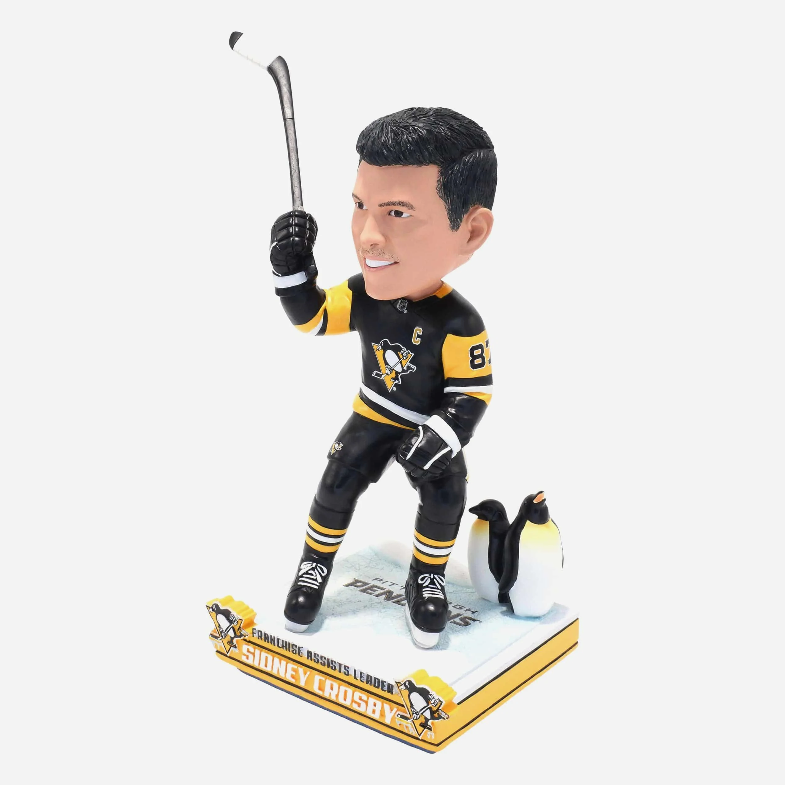 Sidney Crosby Pittsburgh Penguins All-Time Franchise Assists Leader Bobblehead - Image 4