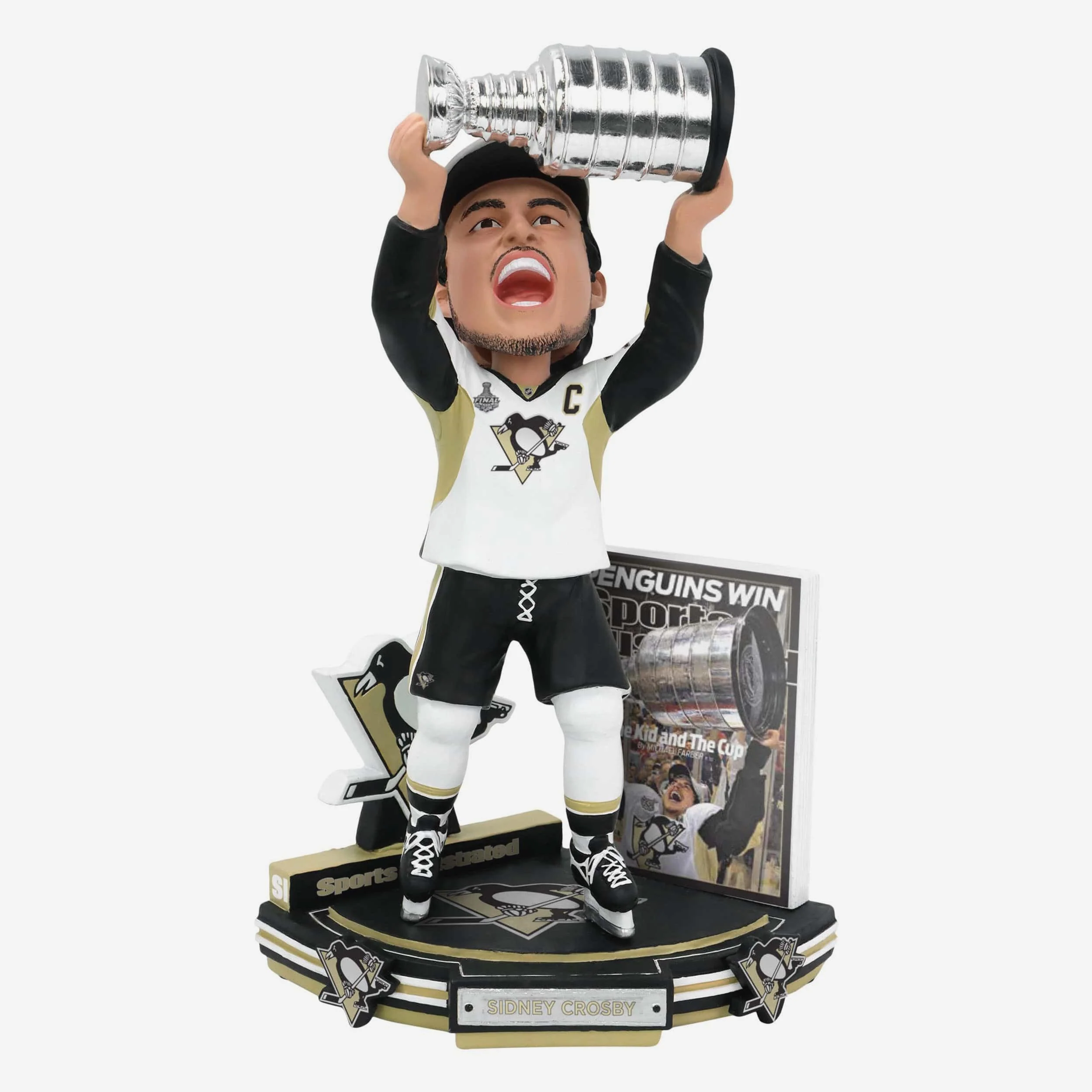 Sidney Crosby Pittsburgh Penguins The Kid and The Cup Sports Illustrated Cover Bobblehead