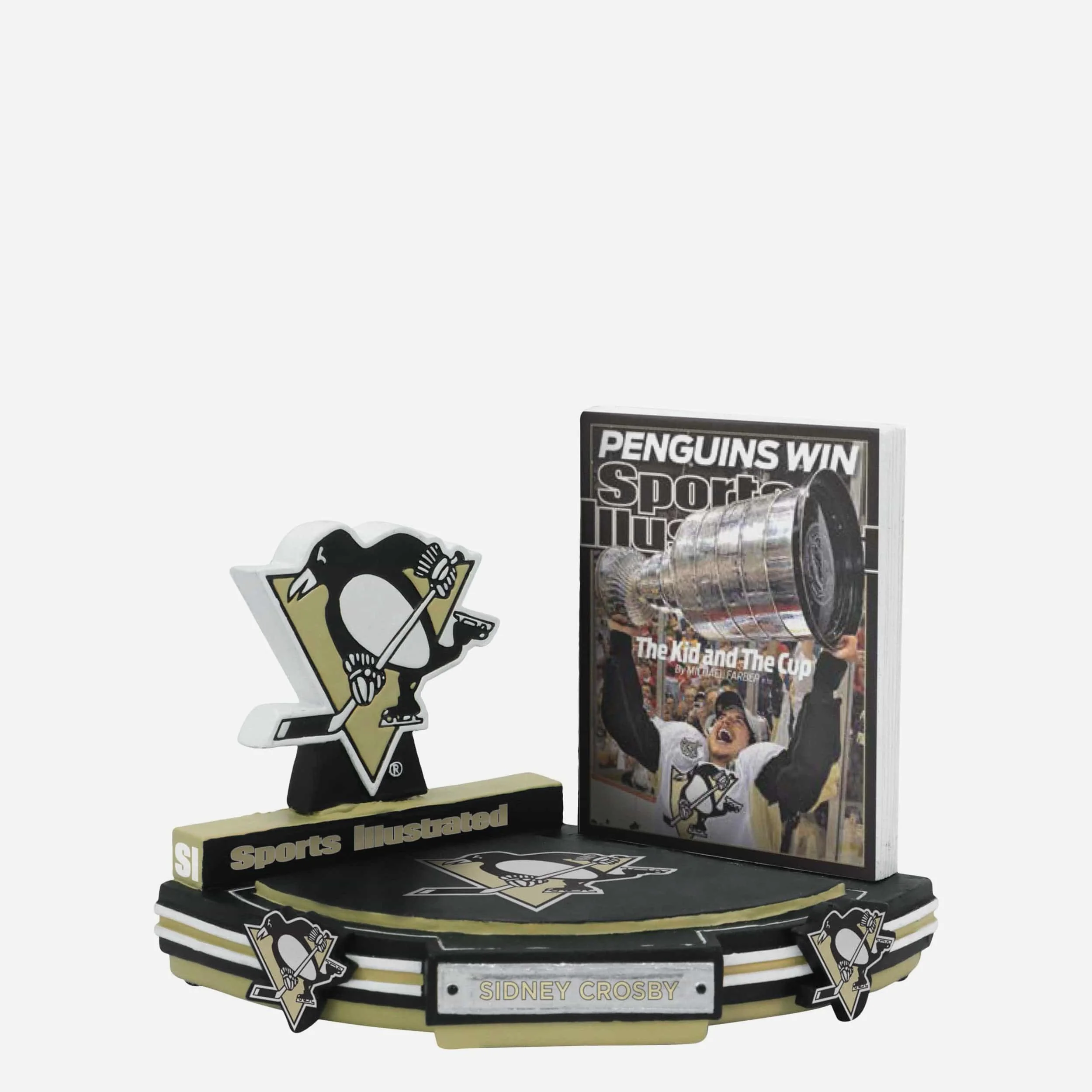 Sidney Crosby Pittsburgh Penguins The Kid and The Cup Sports Illustrated Cover Bobblehead - Image 4