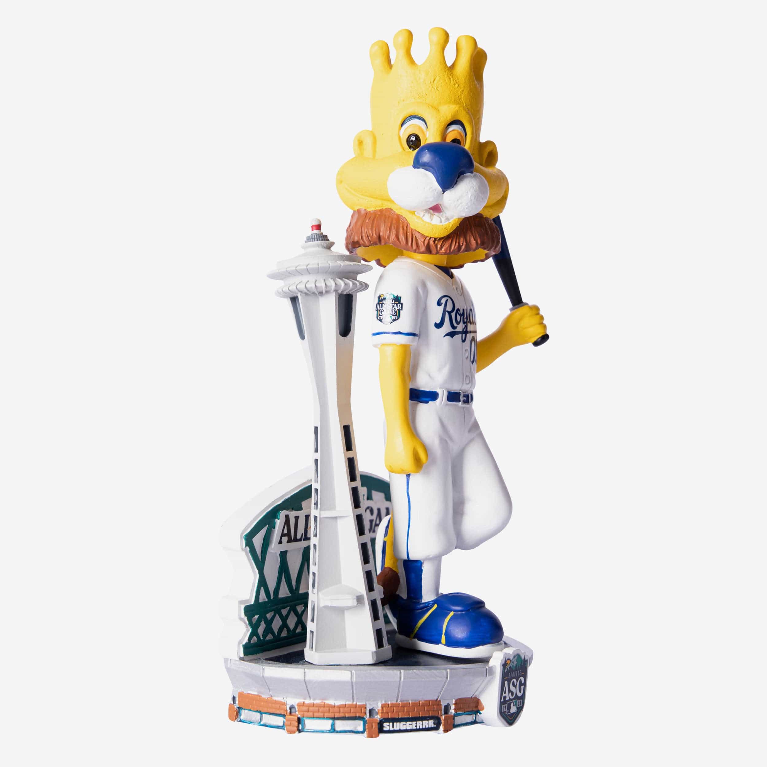 Sluggerrr Kansas City Royals 2023 All-Star Bobbles on Parade Mascot Bobblehead - Image 4