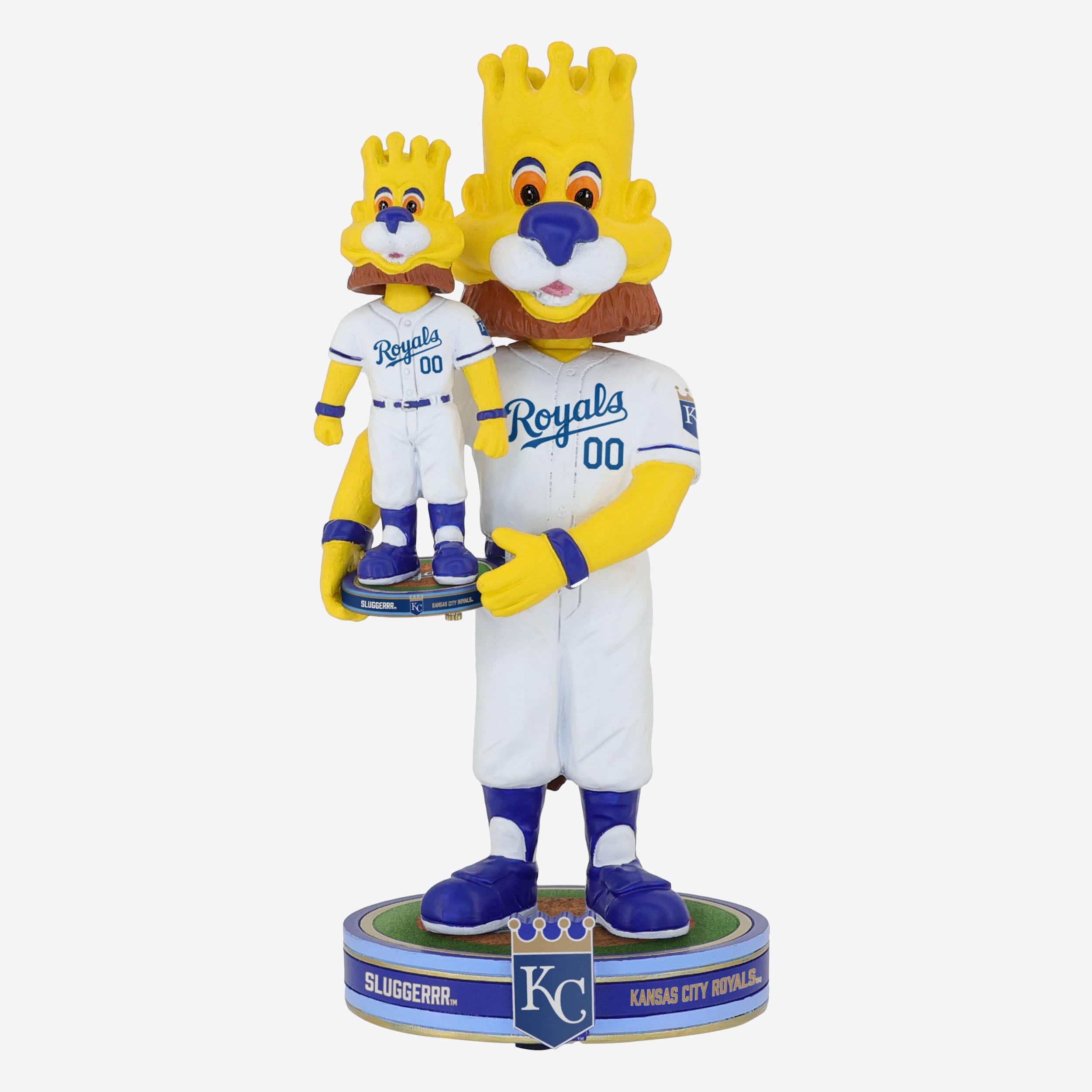 Sluggerrr Kansas City Royals Bobble Dubblz Mascot Bobblehead