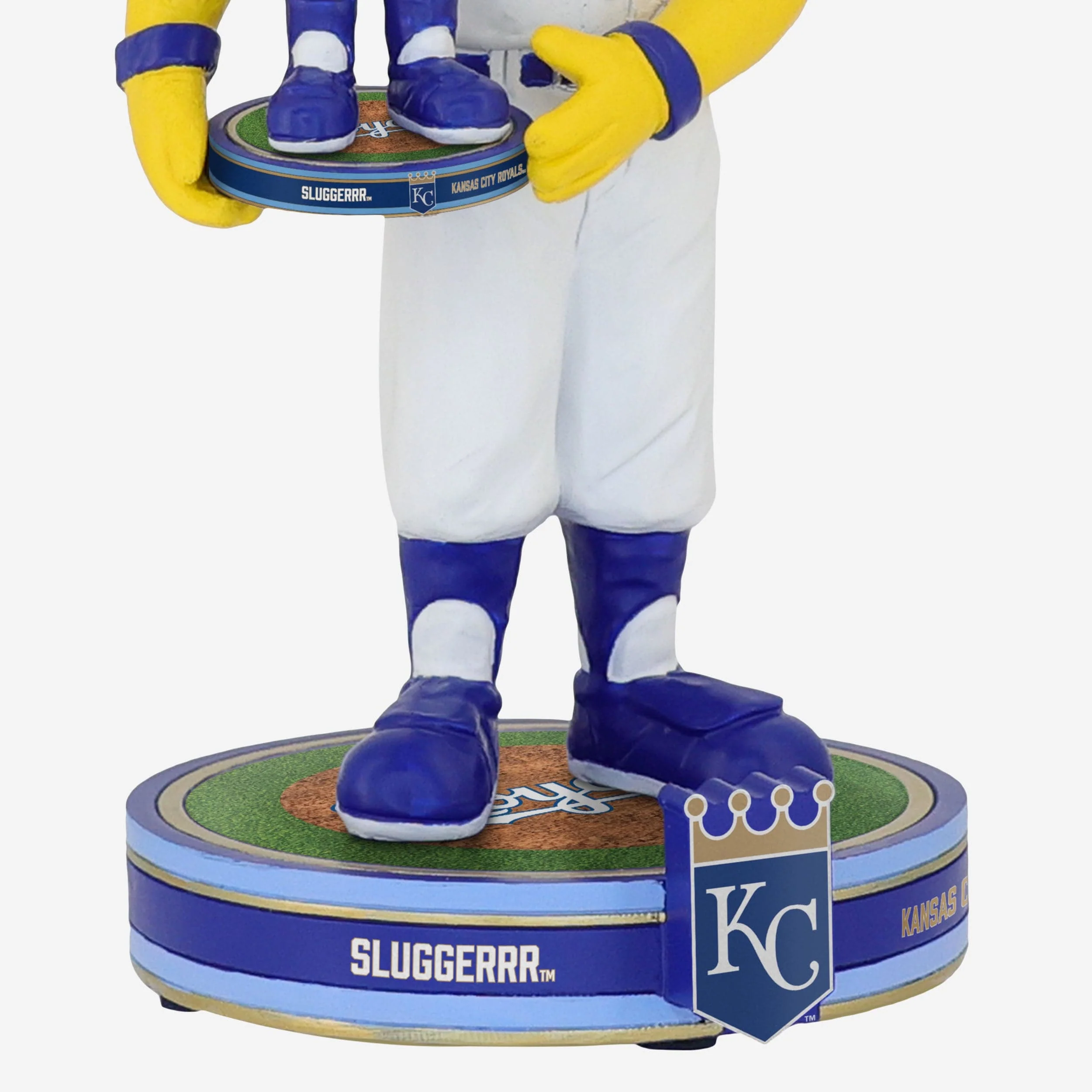 Sluggerrr Kansas City Royals Bobble Dubblz Mascot Bobblehead - Image 3