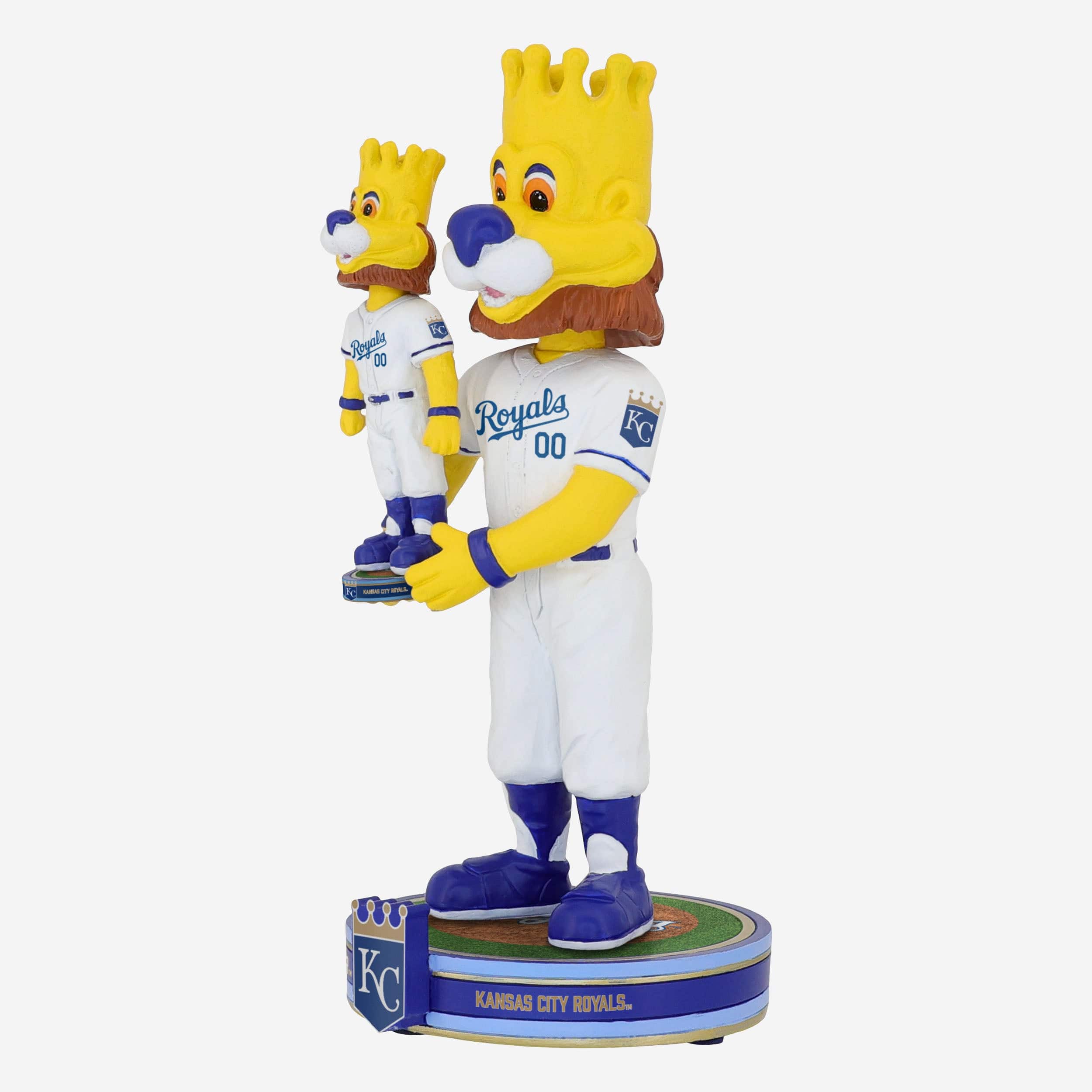Sluggerrr Kansas City Royals Bobble Dubblz Mascot Bobblehead - Image 6