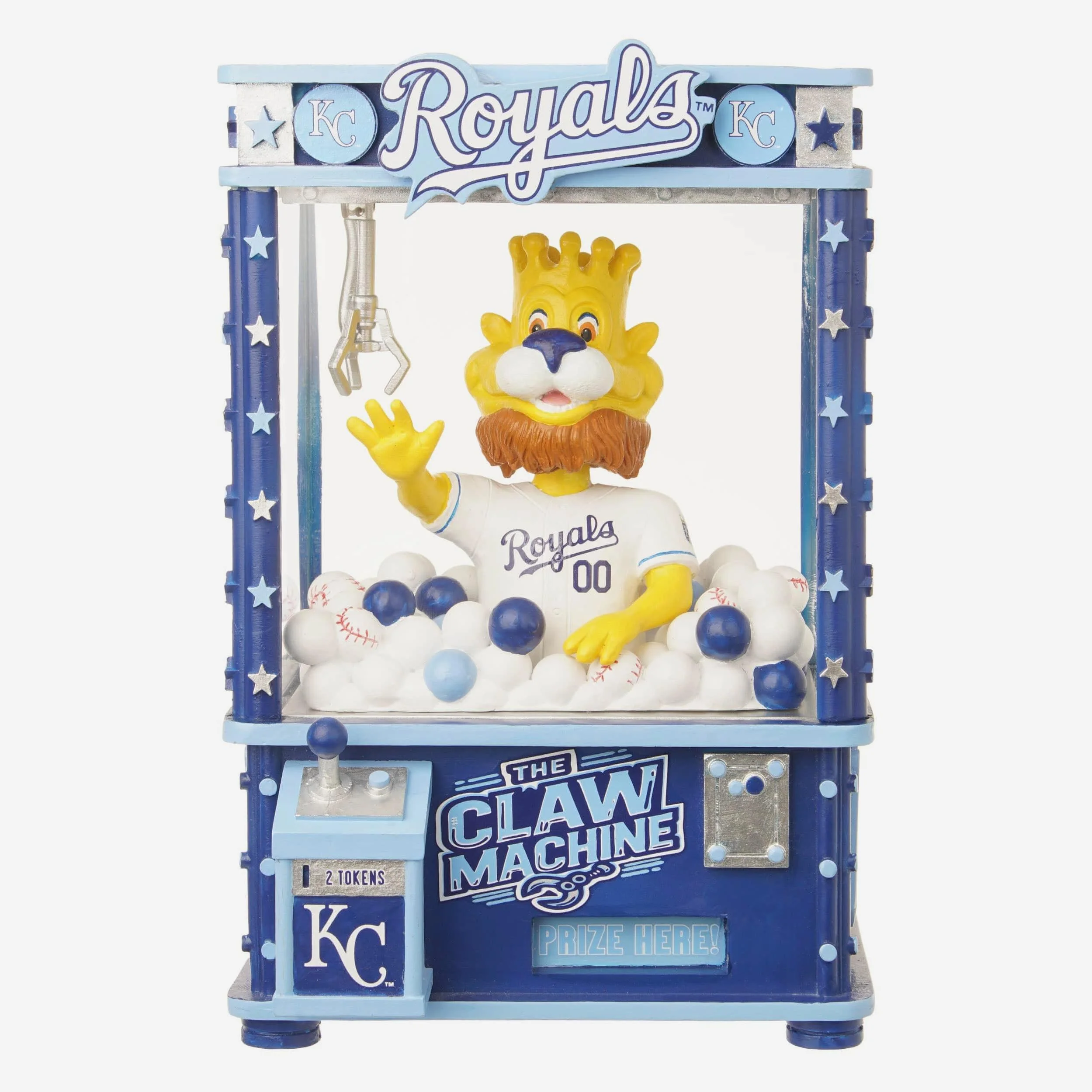 Sluggerrr Kansas City Royals Claw Machine Mascot Bobblehead