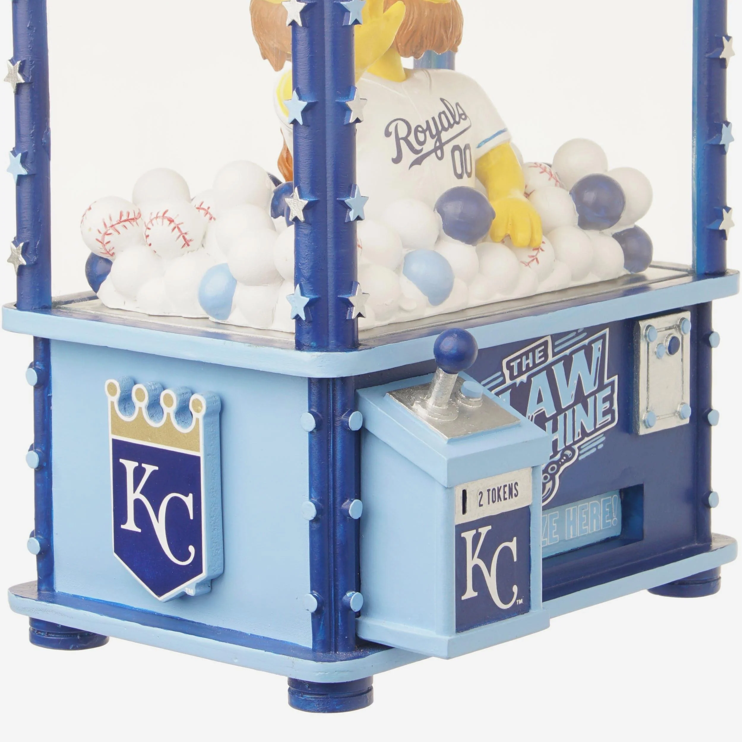 Sluggerrr Kansas City Royals Claw Machine Mascot Bobblehead - Image 3