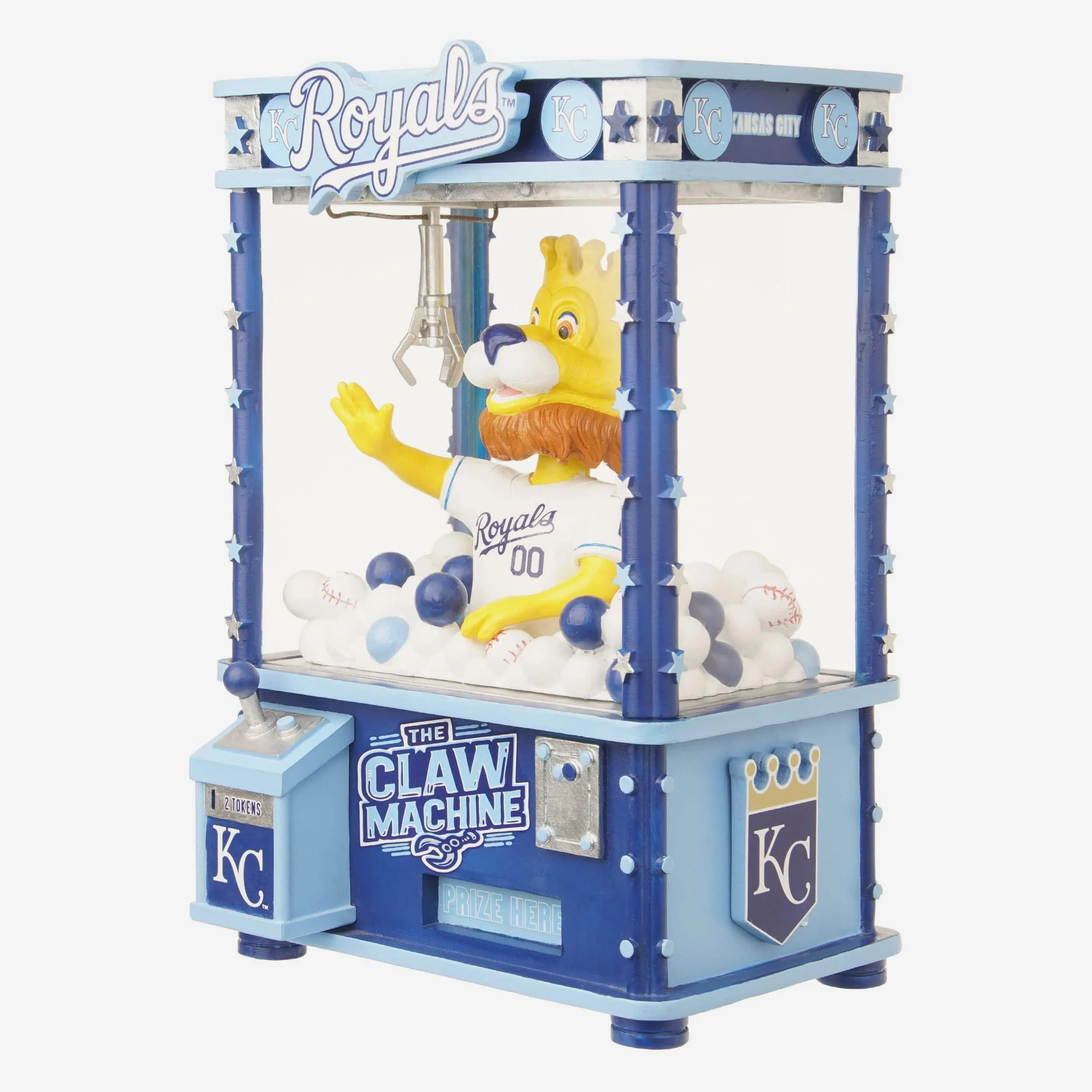 Sluggerrr Kansas City Royals Claw Machine Mascot Bobblehead - Image 4
