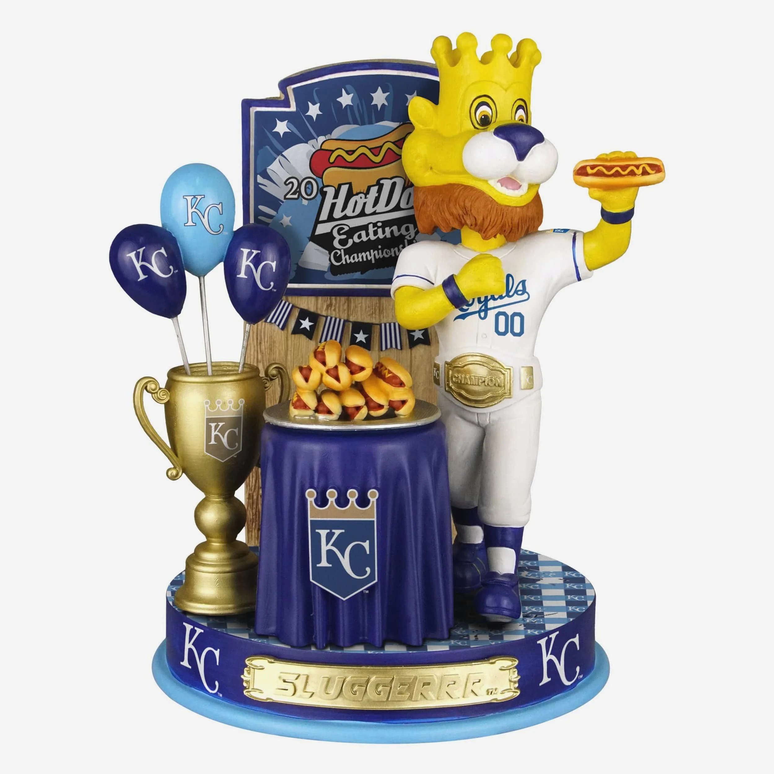 Sluggerrr Kansas City Royals Hot Dog Eating Contest Bobblehead