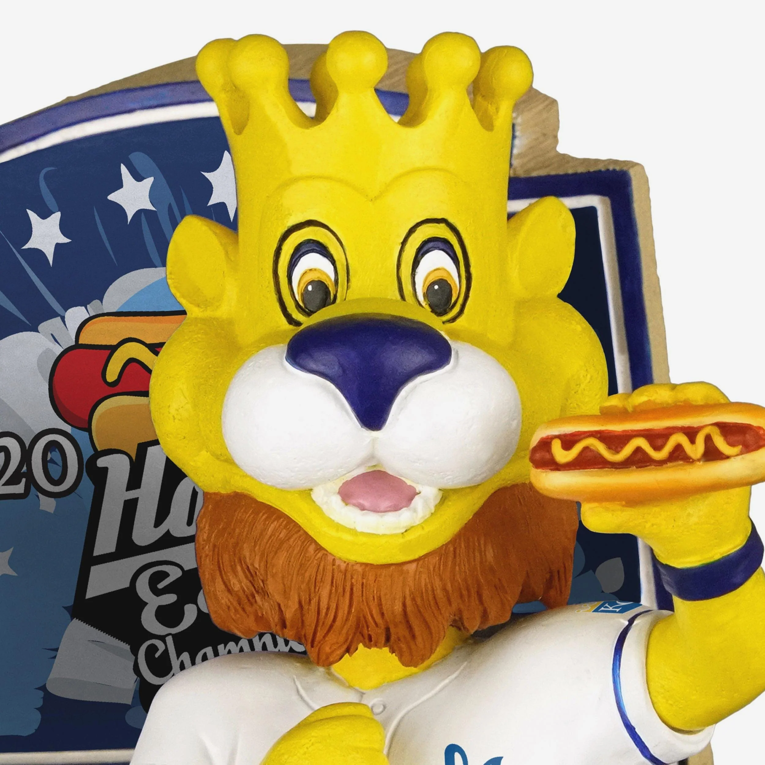 Sluggerrr Kansas City Royals Hot Dog Eating Contest Bobblehead - Image 2