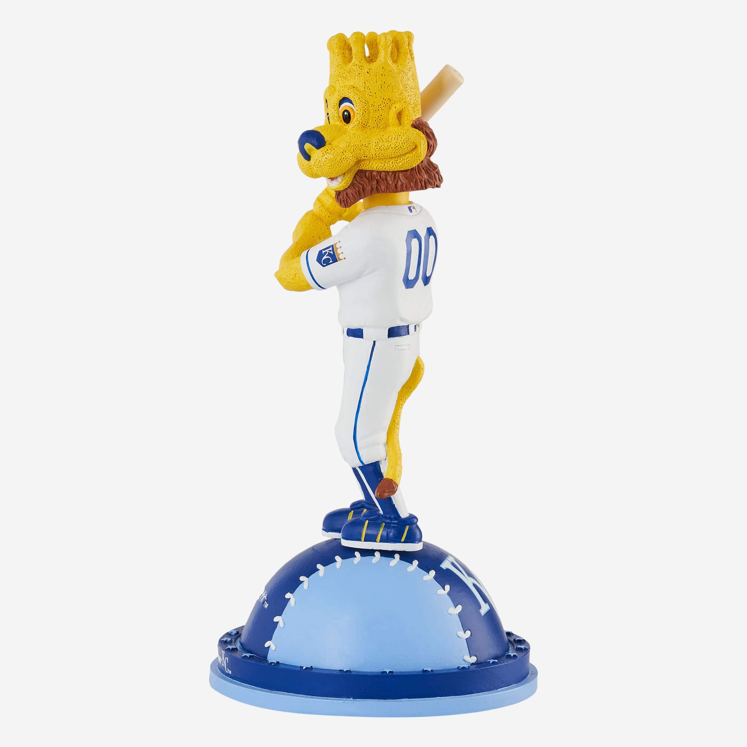 Sluggerrr Kansas City Royals Magnetic Stadium Base Mascot Bobblehead - Image 5