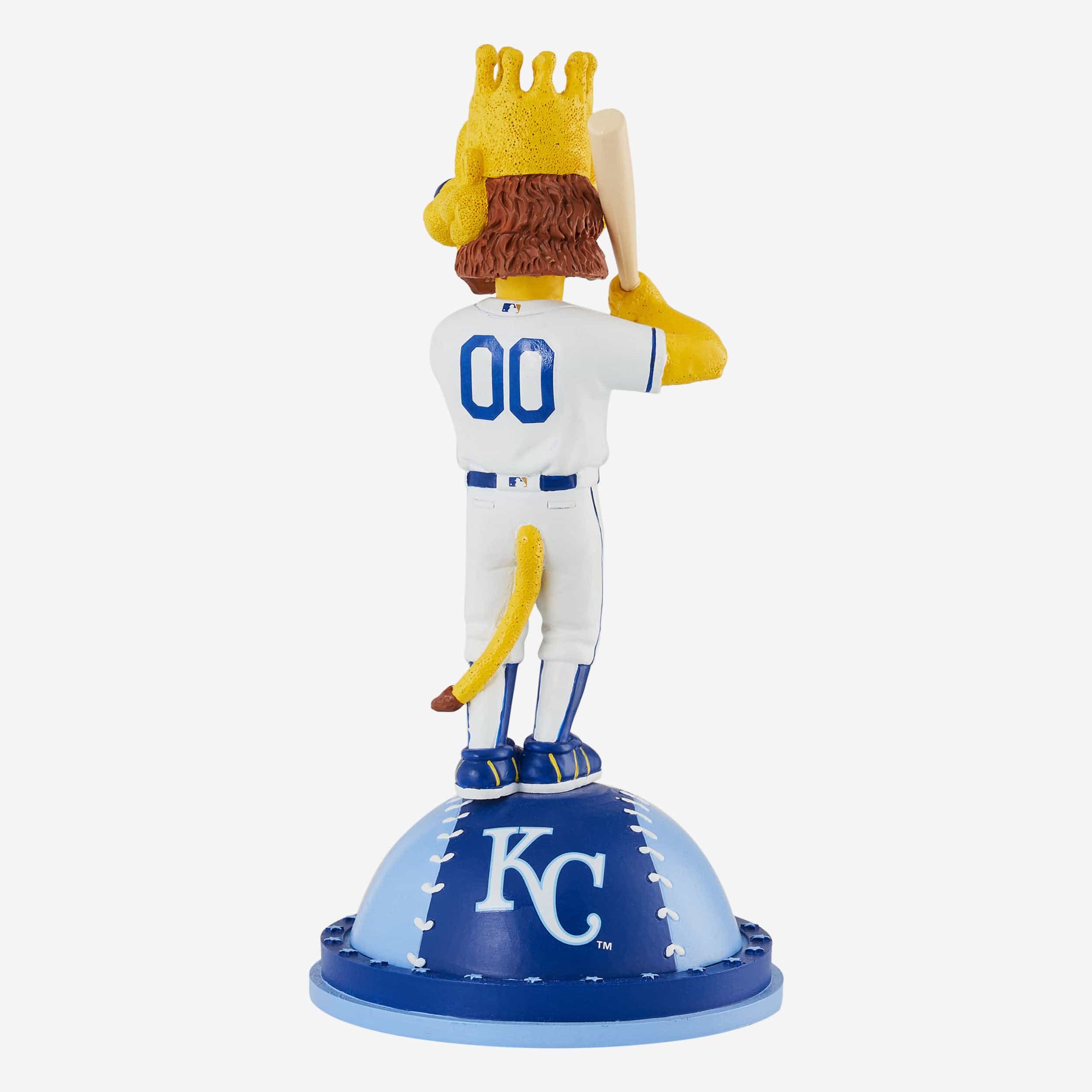 Sluggerrr Kansas City Royals Magnetic Stadium Base Mascot Bobblehead - Image 6