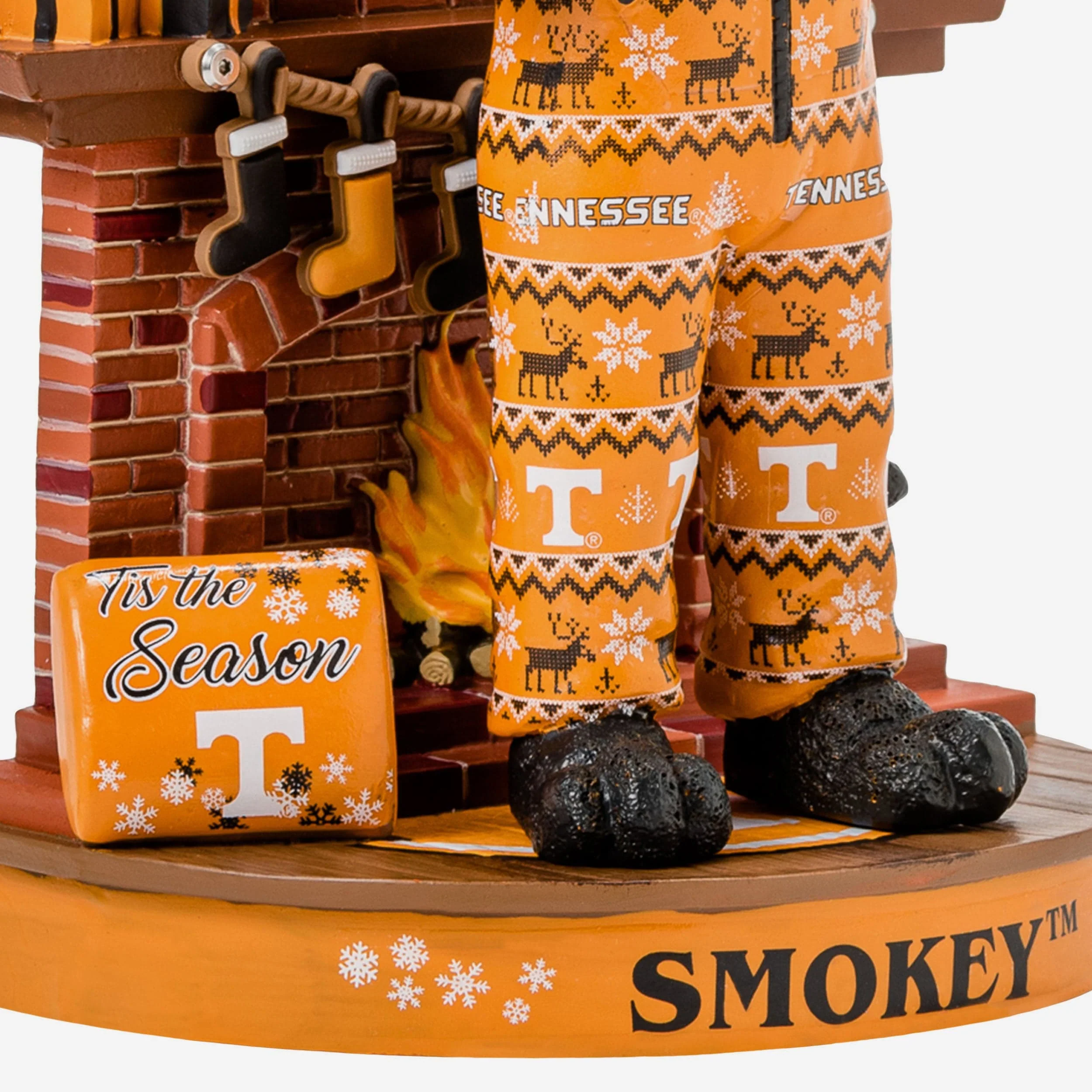 Smokey Tennessee Volunteers Holiday Mascot Bobblehead - Image 3