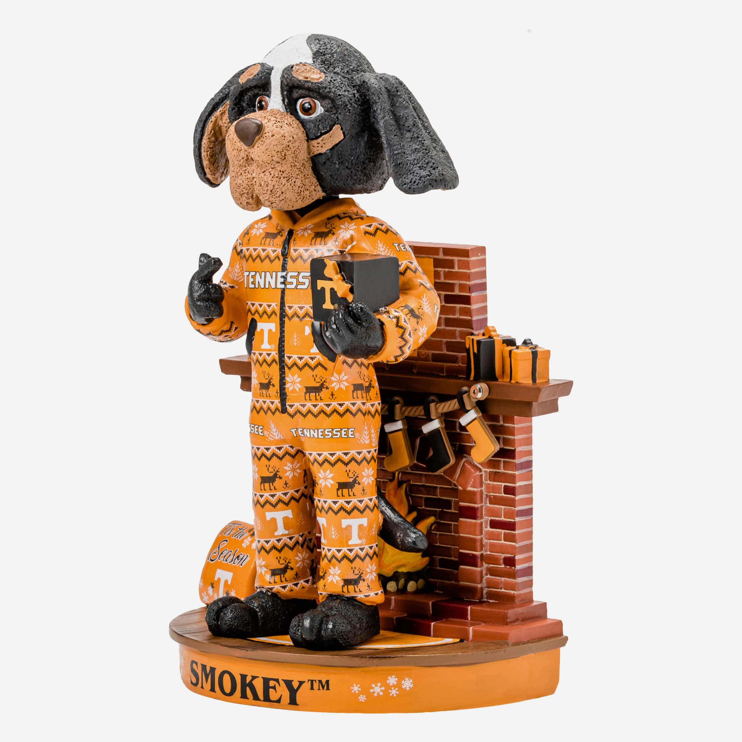 Smokey Tennessee Volunteers Holiday Mascot Bobblehead - Image 4