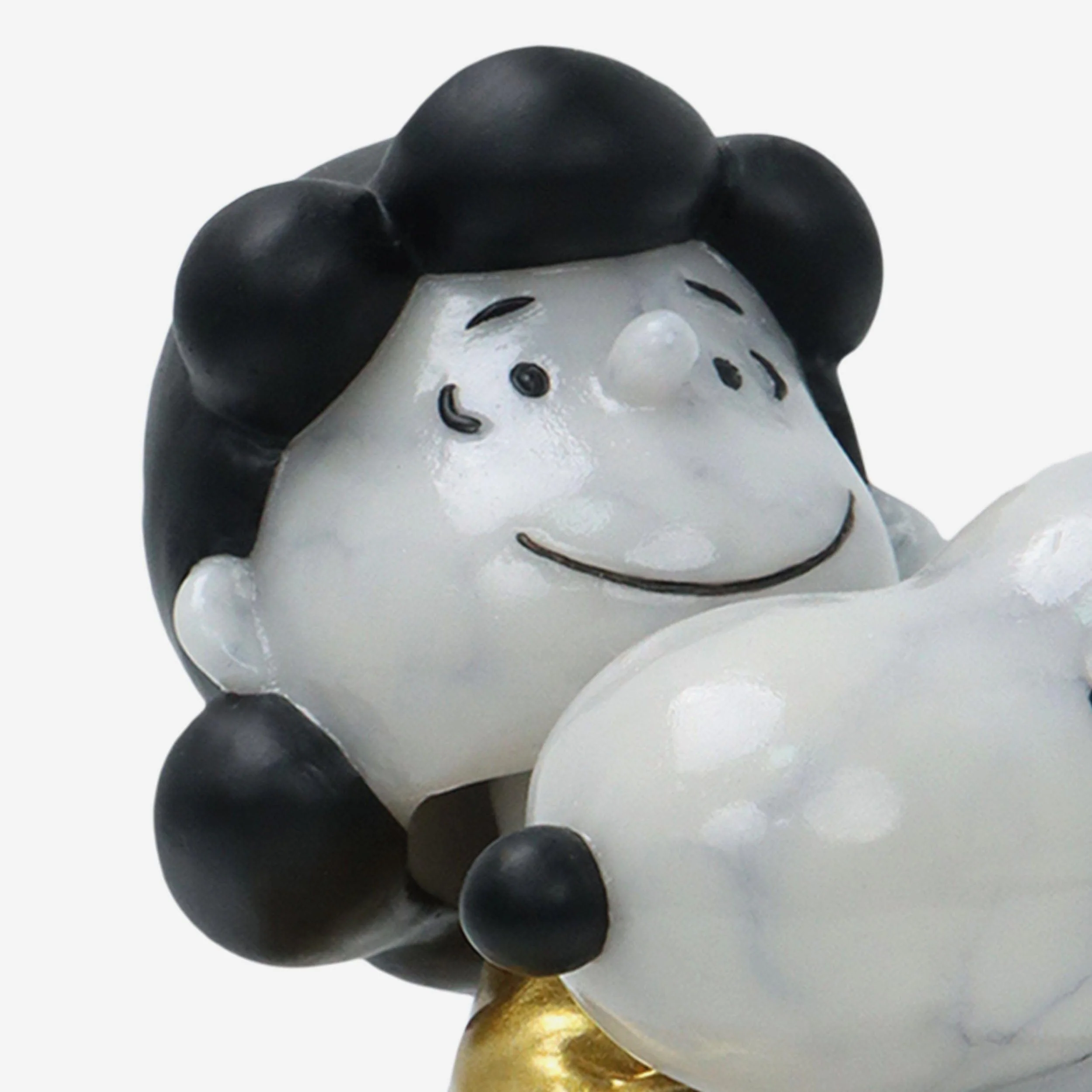 Snoopy & Lucy Peanuts 75th Anniversary First Appearance Comic Strip Bobblehead - Image 3