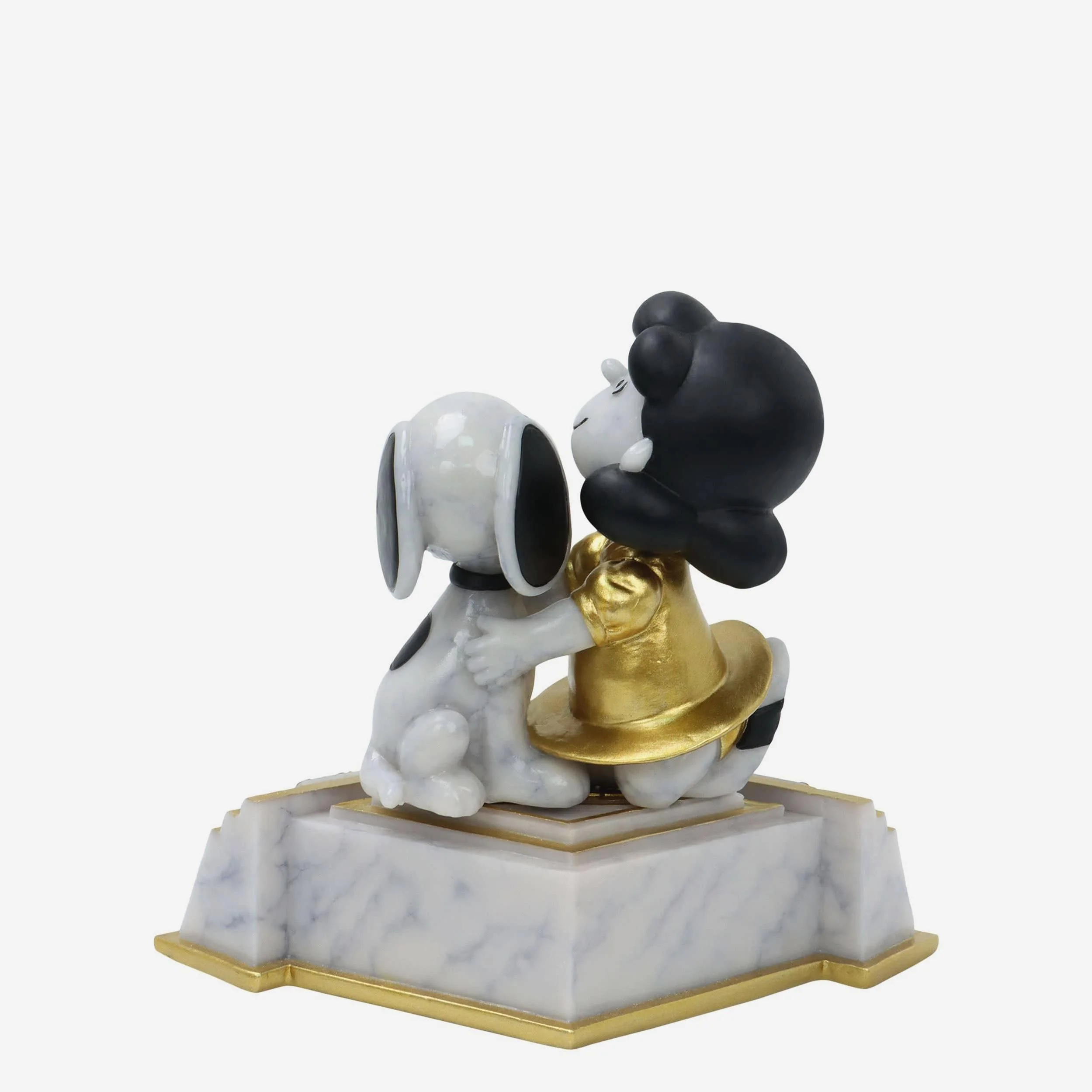 Snoopy & Lucy Peanuts 75th Anniversary First Appearance Comic Strip Bobblehead - Image 6